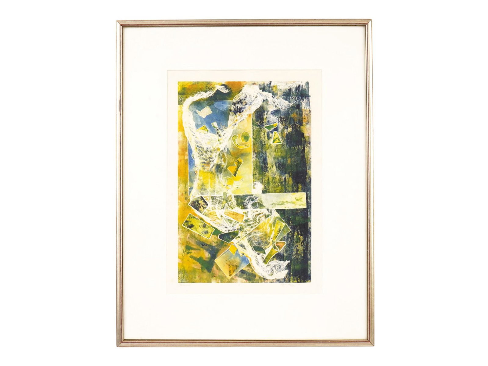 MODERN ABSTRACT MIXED MEDIA ARTWORK MARIE KEANE: A modern abstract mixed media artwork on paper by Marie Keane, titled "Metanoia", signed and dated 1989 lower right. Matted and framed. Abstract Paintings And Art Collectibles. THIS LOT IS ELIG