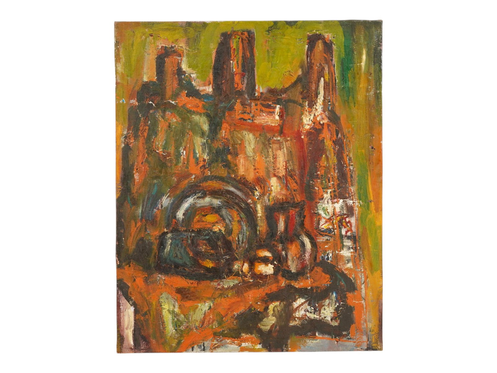 MODERNIST OIL PAINTING IN THE STYLE OF HANS HOFMANN (1 of 5)