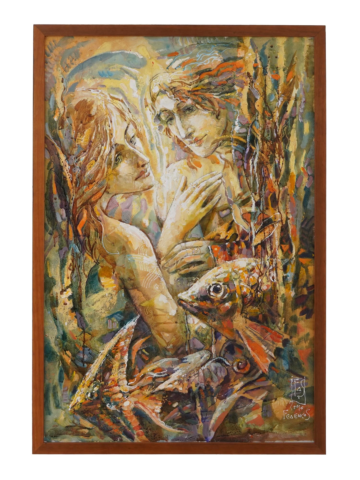 RUSSIAN PAINTING BY VICTOR FESENKO PORTRAIT OF A COUPLE (1 of 5)
