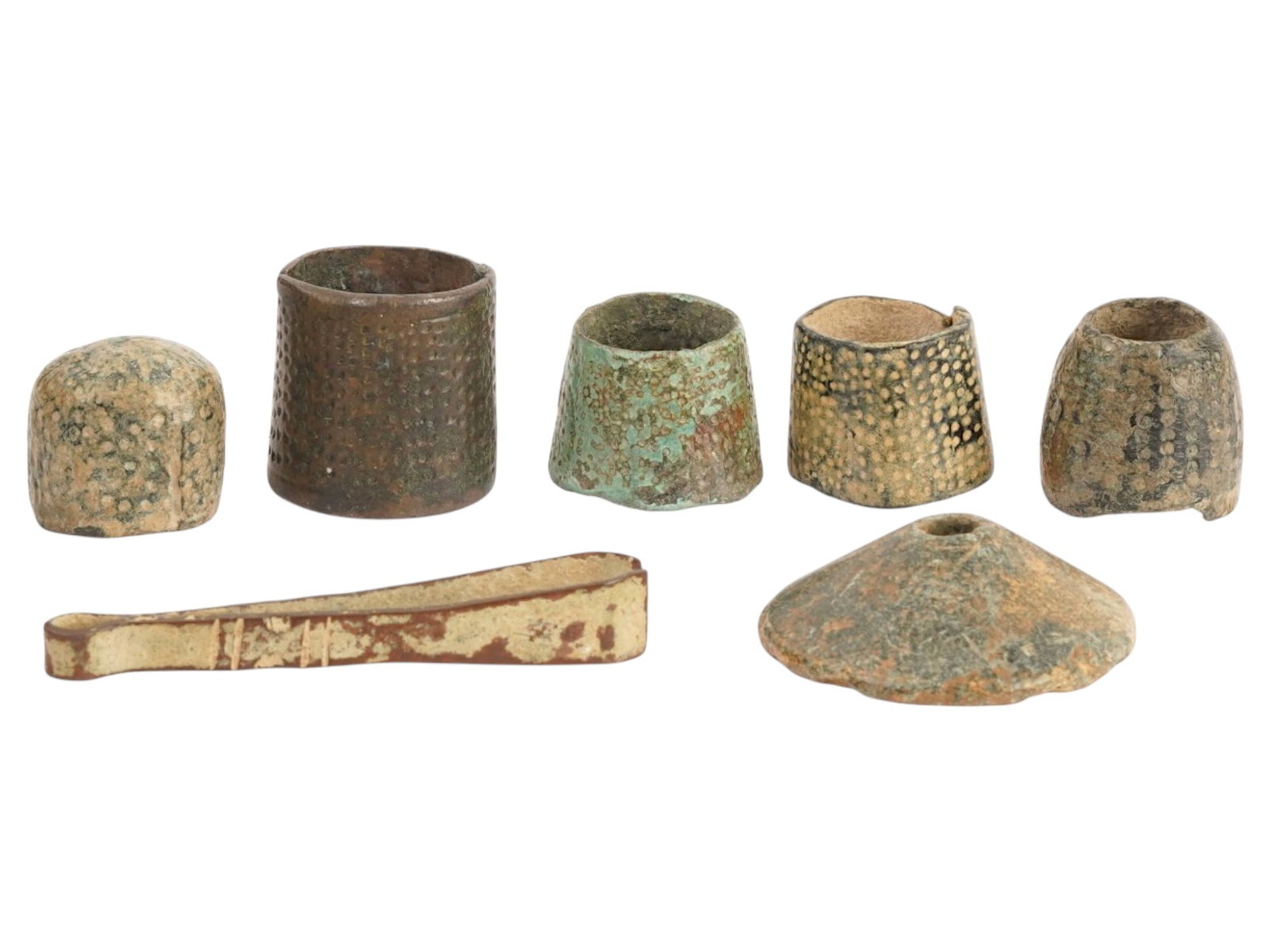 ANCIENT EGYPTIAN LATE PERIOD SEWING ACCESSORIES (1 of 6)