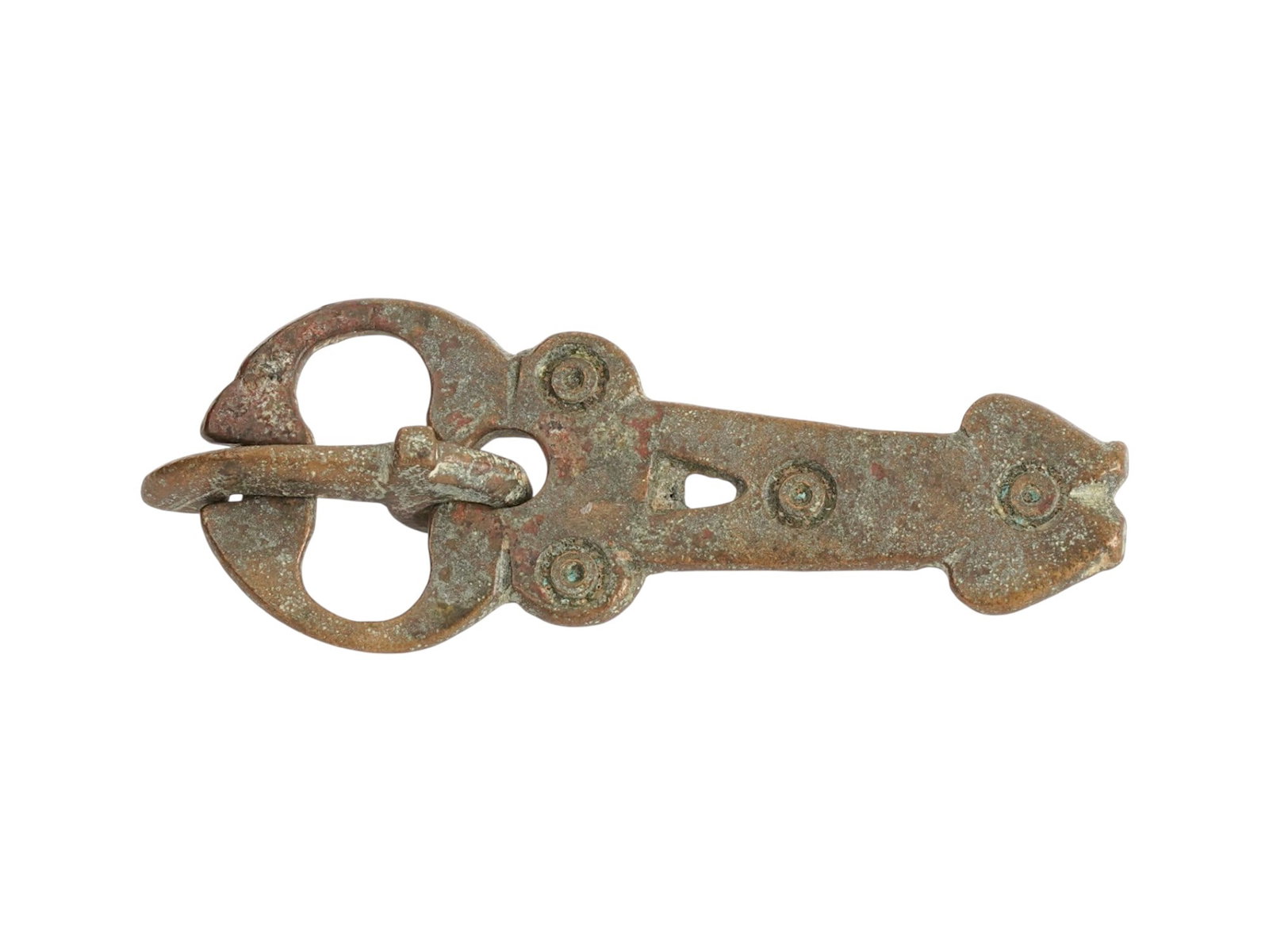 ANCIENT ROMAN BRONZE EROTIC BUCKLE 100 TO 300 AD (1 of 4)