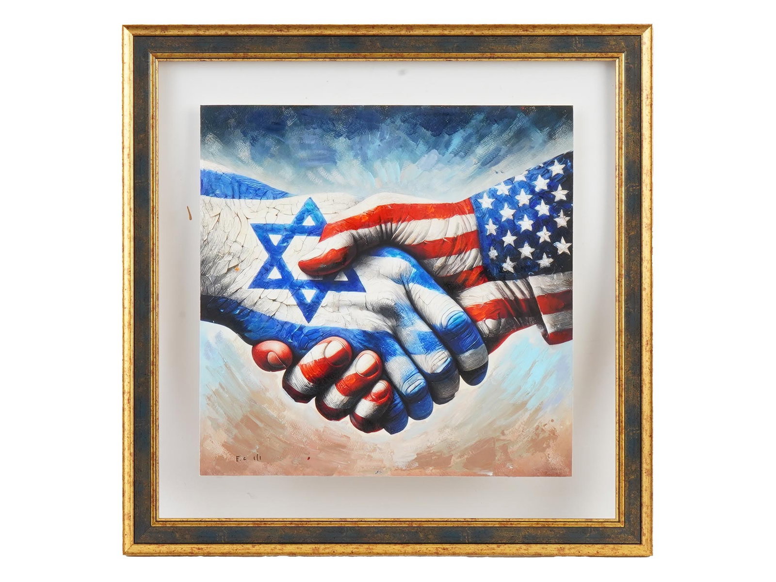 MODERN ISRAELI JUDAICA PAINTING BY ELI COHEN PACT 2025 (1 of 6)
