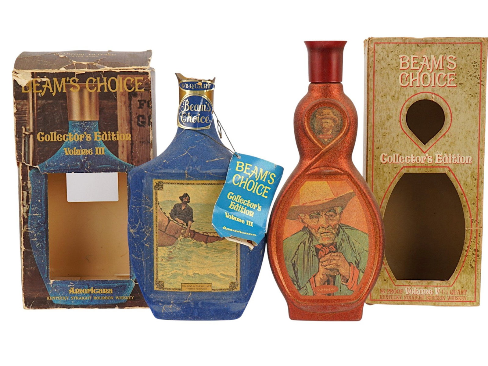 BEAMS CHOICE COLLECTORS EDITION WHISKEY BOTTLES IOB (1 of 11)