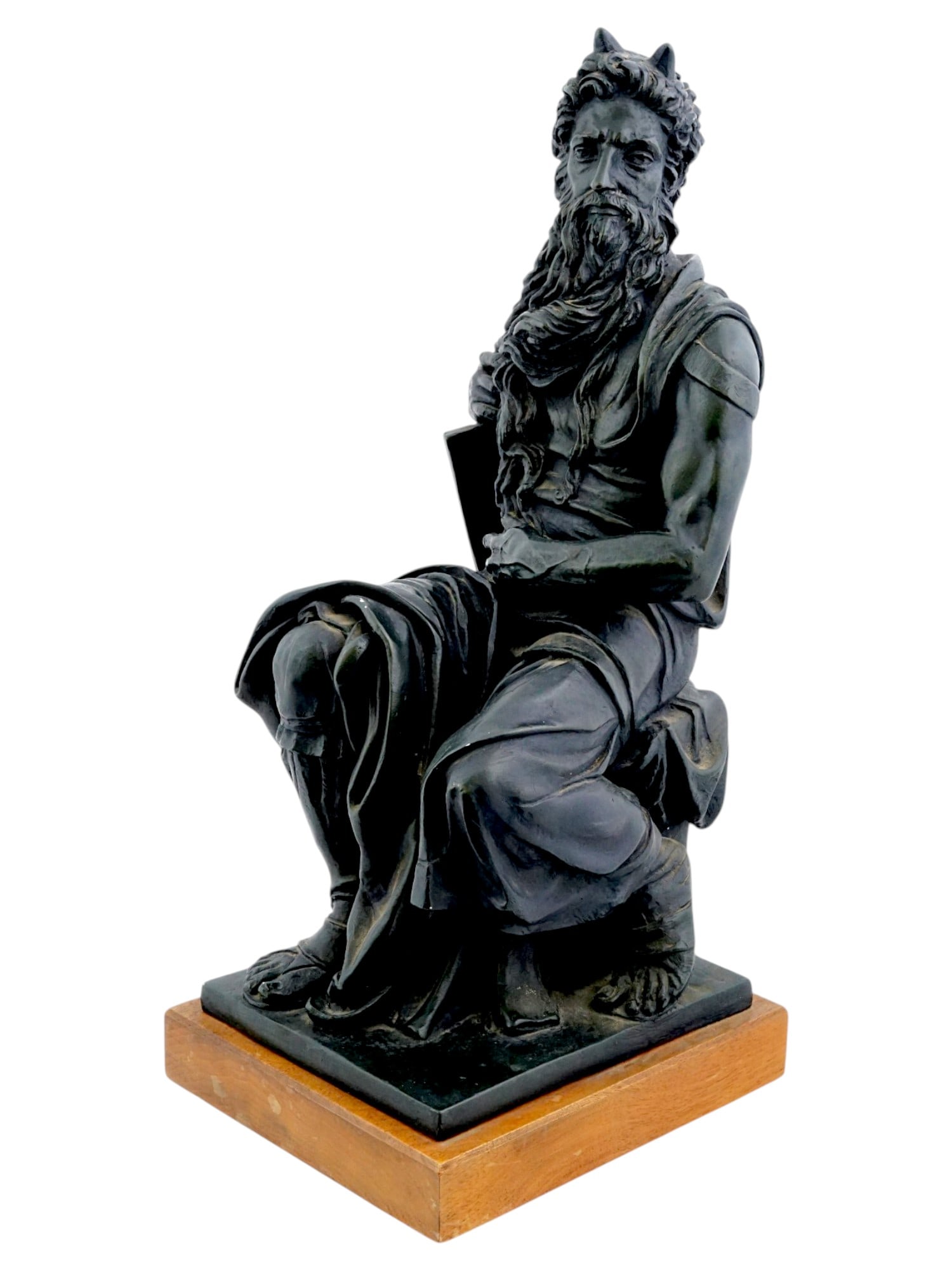 AFTER MICHELANGELO PLASTER SCULPTURE MOSES (1 of 10)