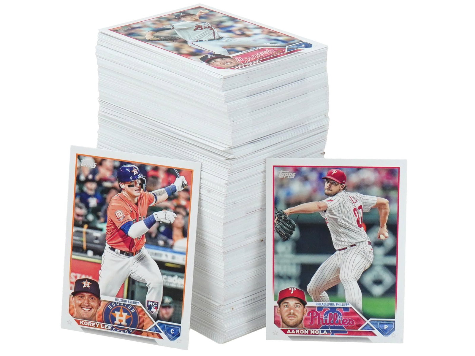 2023 TOPPS SERIES 1 BASEBALL CARDS: A fantastic opportunity for baseball card collectors and set builders! This auction features a lot of 2023 Topps Series 1 base cards, including a mix of rookie cards and veteran stars. Whether you're 