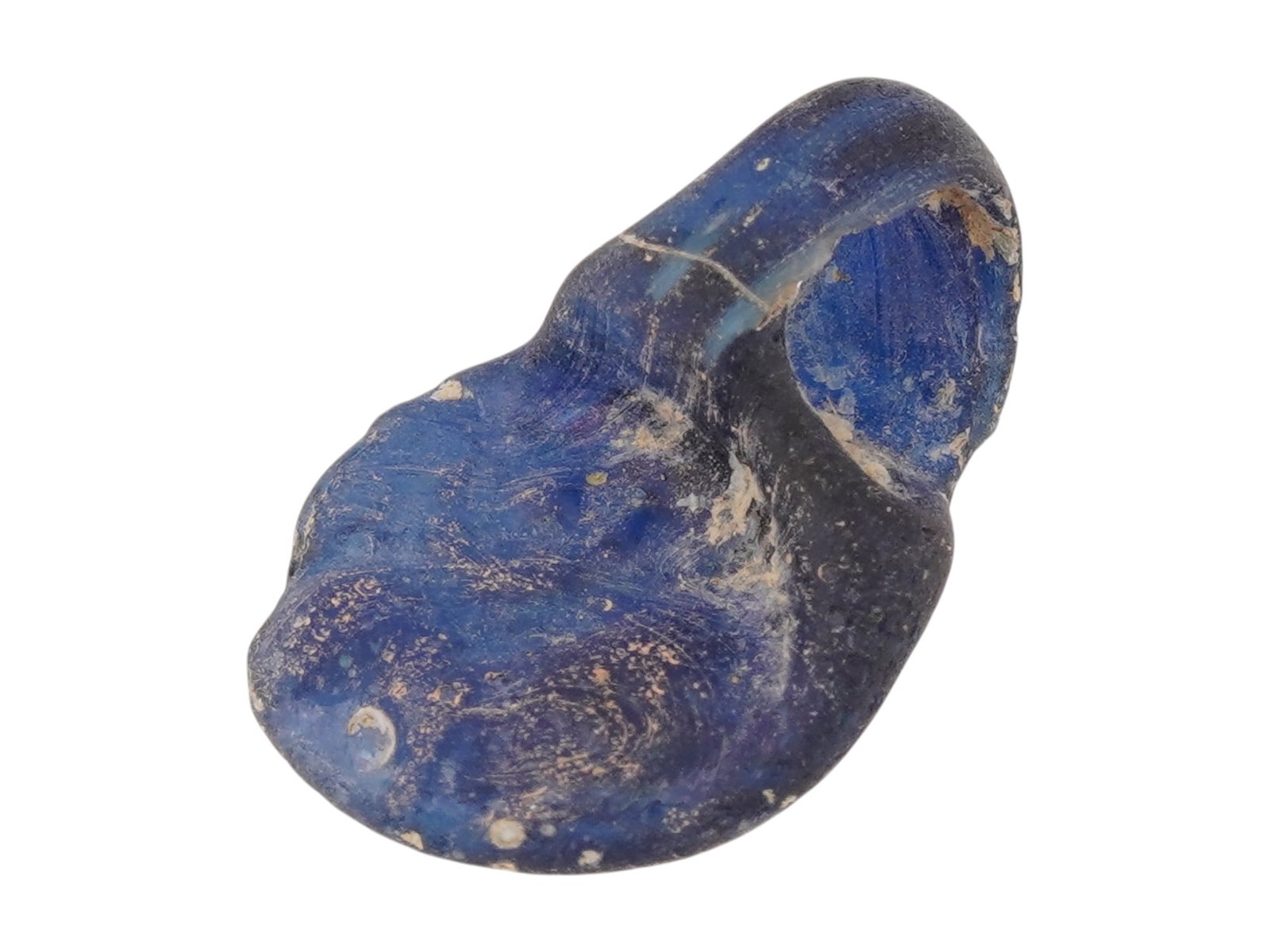 ANCIENT ROMAN GLASS AMULET PENDANT 200 TO 400 AD (1 of 5)