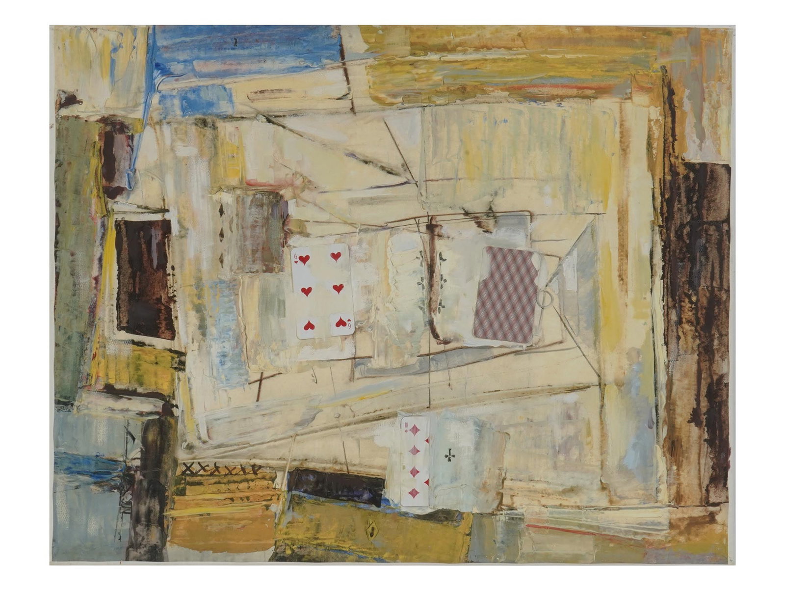 RUSSIAN COMPOSITION WITH CARDS VLADIMIR NEMUKHIN (1 of 5)