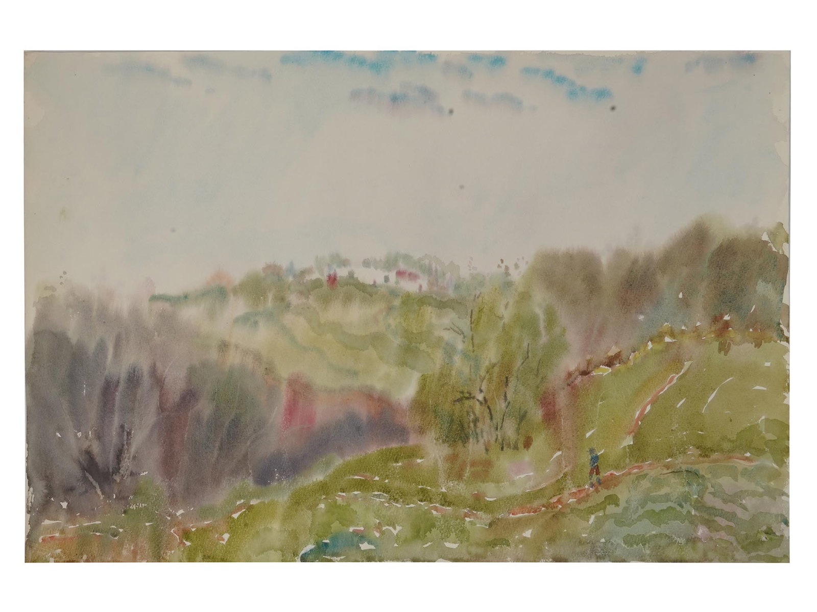 RUSSIAN WATERCOLOR PAINTING BY BORIS SVESHNIKOV (1 of 5)