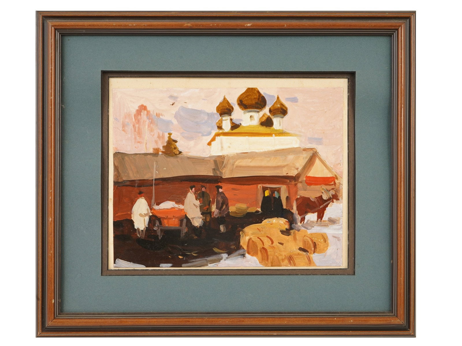 RUSSIAN OIL PAINTING SIGNED ANATOLY PEREVYSHKO (1 of 4)