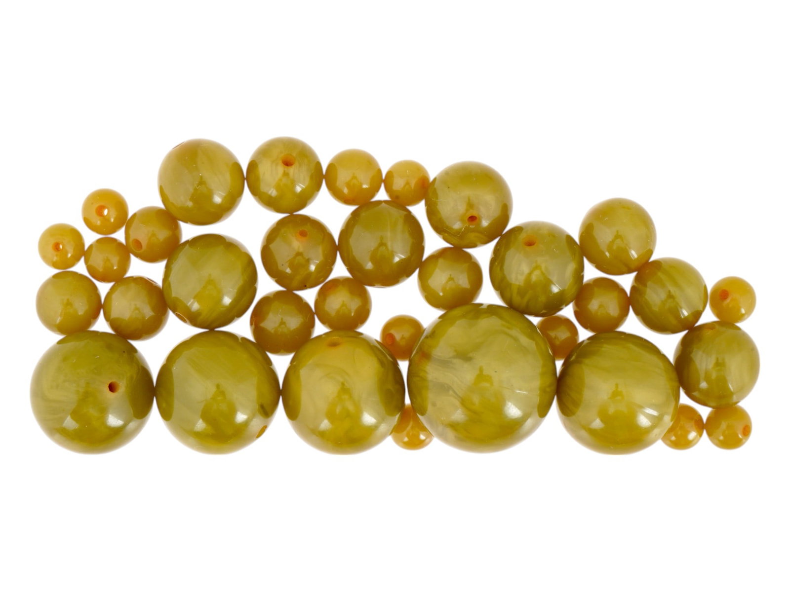 SET OF GOLDEN TIGERS EYE BEADS FOR JEWELRY DESIGNS: A set of carved golden tigers eye beads. Each bead features a spherical shape and is pierced for stringing. Ready for use in crafting a custom necklace or other personalized jewelry design. Natural St