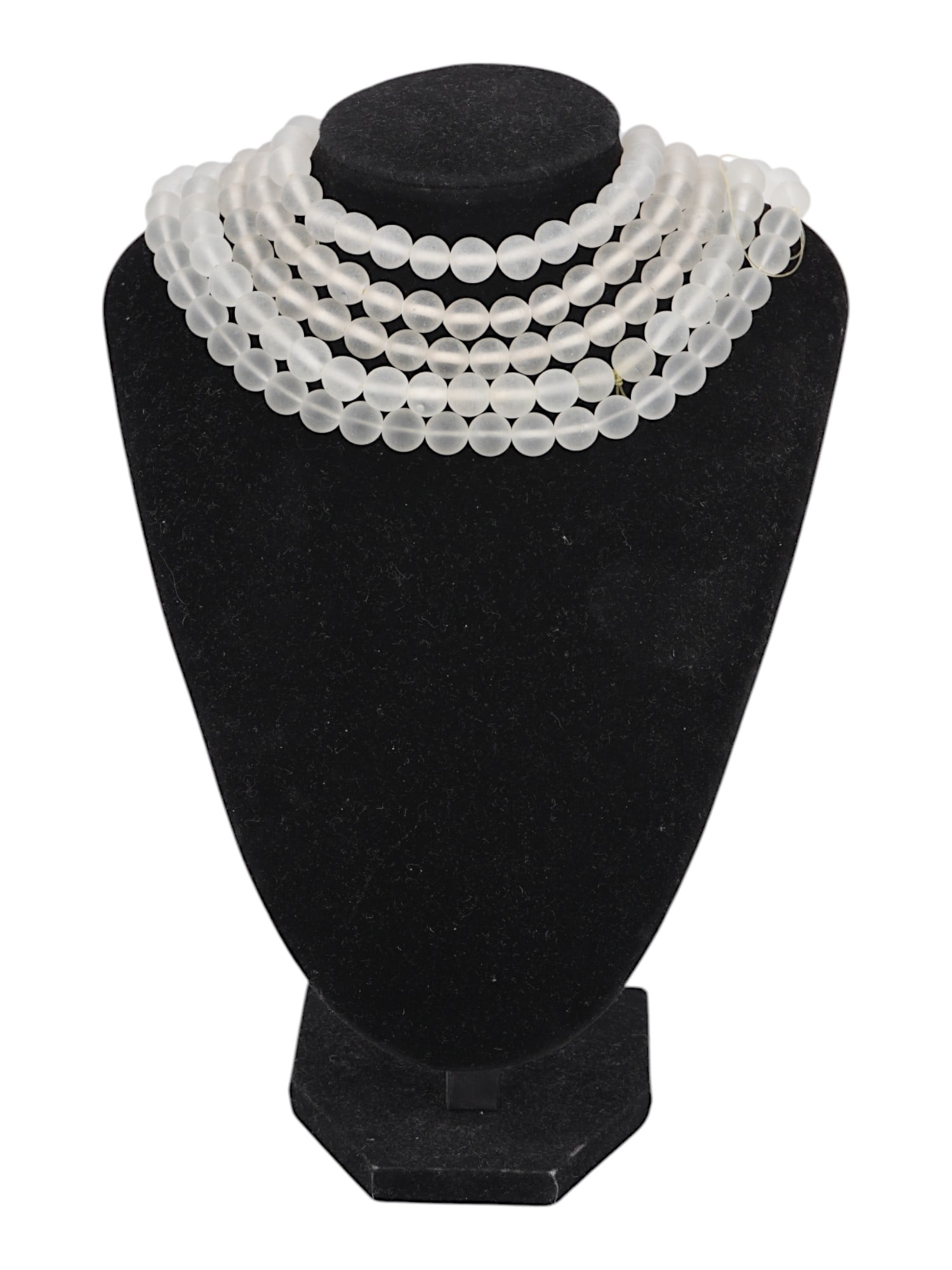 SET OF CARVED CRYSTAL STONE BEADS FOR JEWELRY DESIGNS (1 of 4)