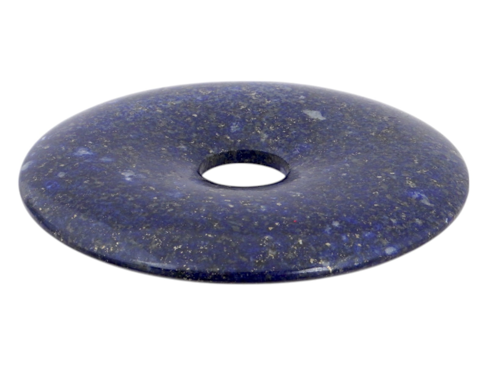 DISK SHAPED LAPIS LAZULI GEMSTONE BEAD - 3