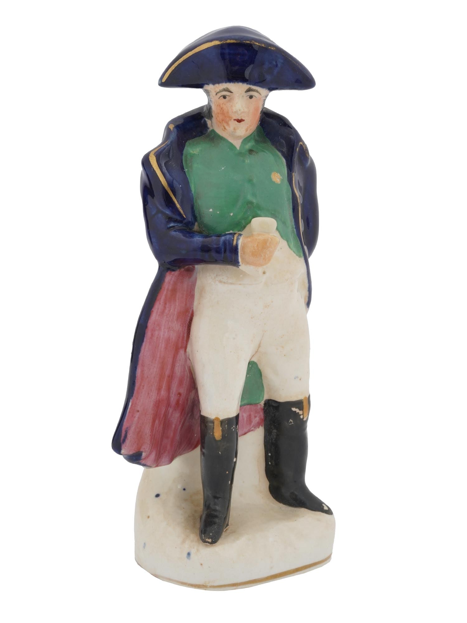 ANTIQUE ENGLISH STAFFORDSHIRE FIGURE OF NAPOLEON (1 of 6)
