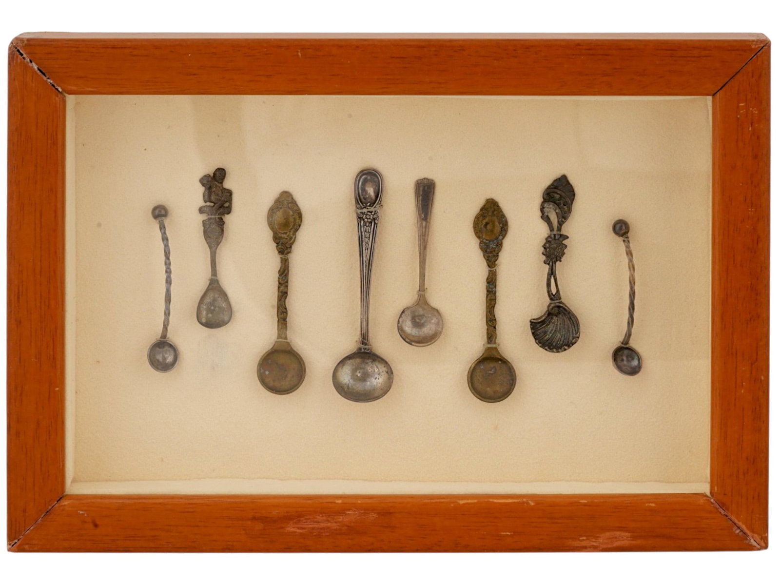 COLLECTION OF 8 ANTIQUE SILVER DECORATIVE SPOONS (1 of 4)