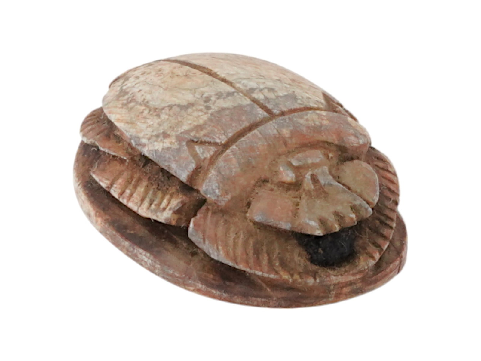 ANCIENT EGYPTIAN CARVED SCARAB BEAD 1570 TO 1342 BC (1 of 5)