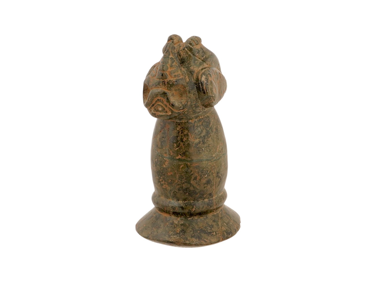 ANCIENT PRE COLUMBIAN TAINO STONE ZOOMORPHIC PESTLE (1 of 7)