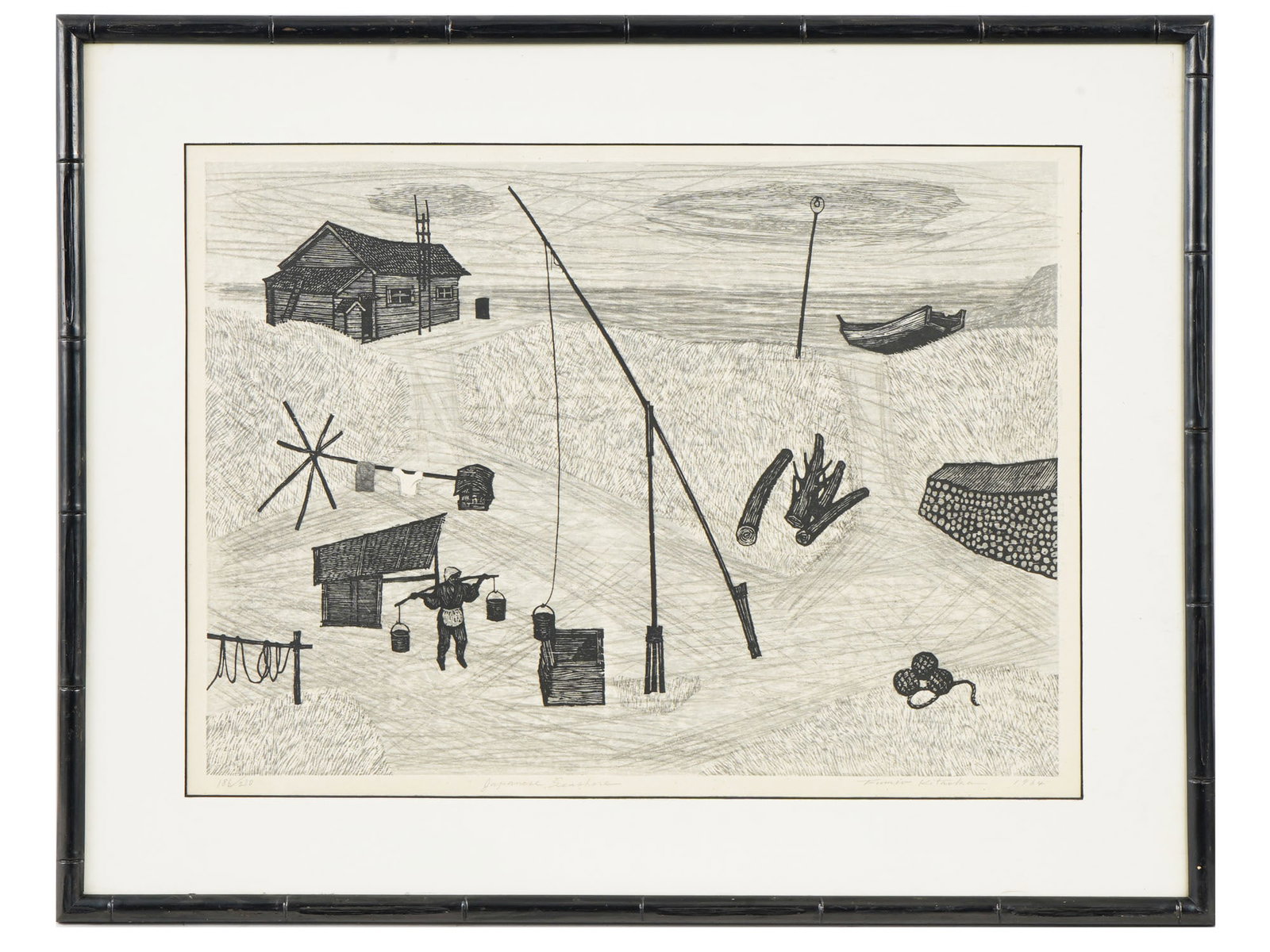 JAPANESE WOODBLOCK PRINT BY FUMIO KITAOKA SIGNED (1 of 6)