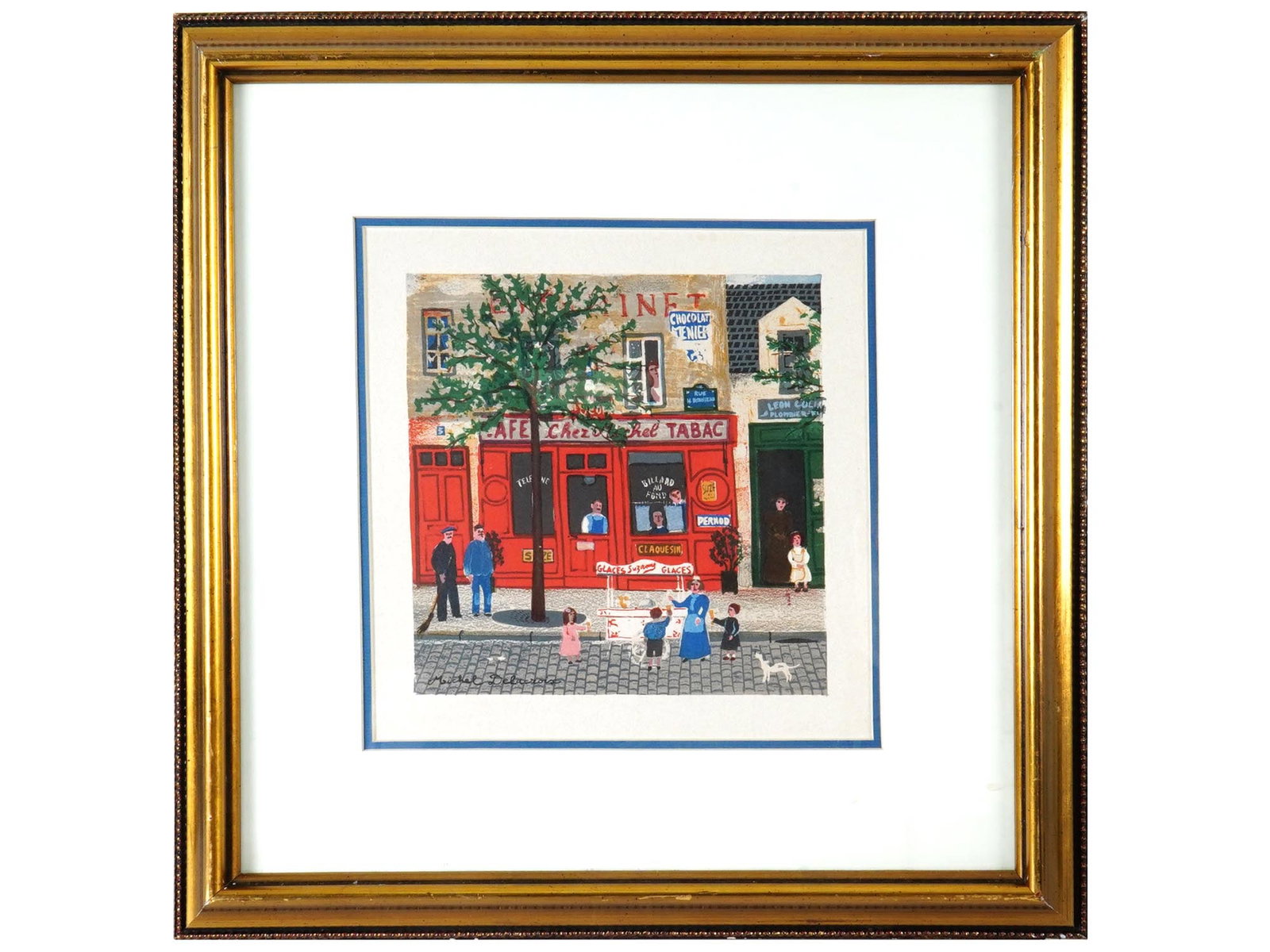 MICHEL DELACROIX FRENCH CITYSCAPE LITHOGRAPH (1 of 4)