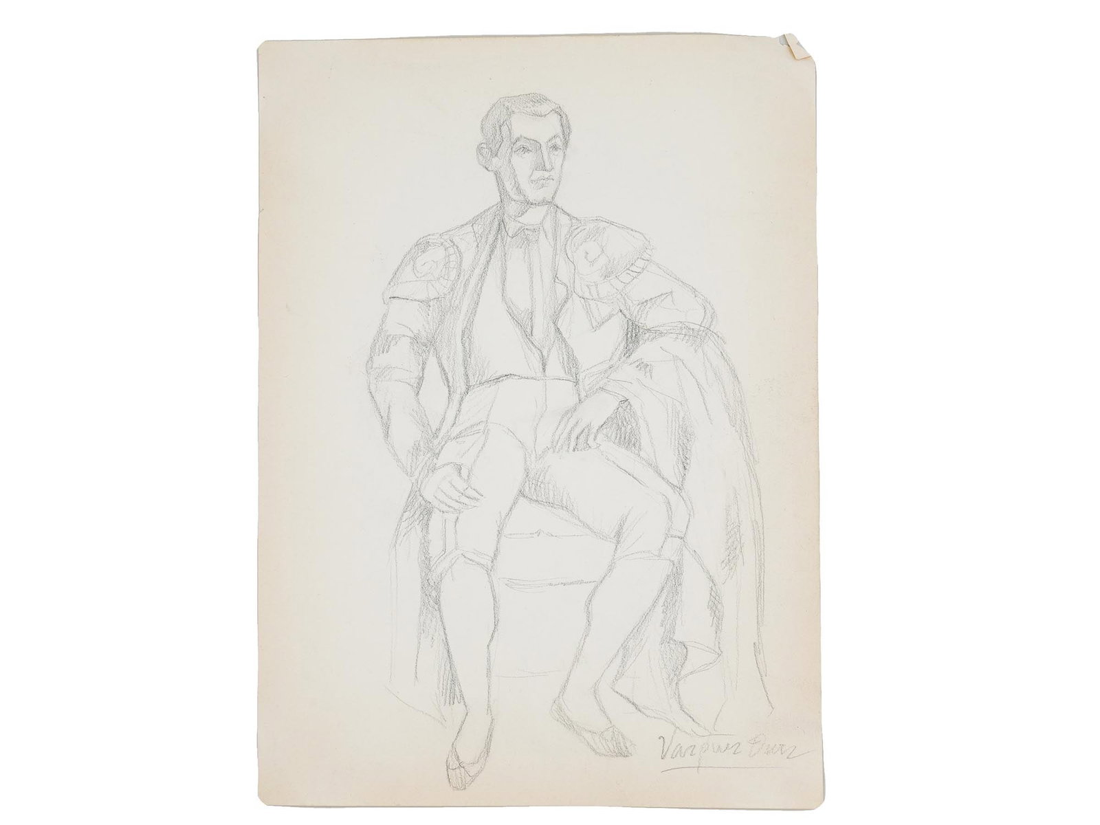 ATTR TO D. VAZQUEZ DIAZ SPANISH PAINTING BULLFIGHTER (1 of 4)