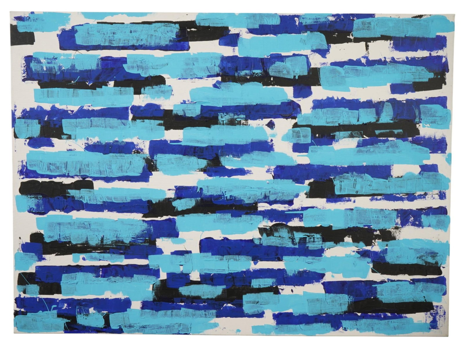 MODERN ABSTRACT ACRYLIC PAINTING ON CANVAS (1 of 3)
