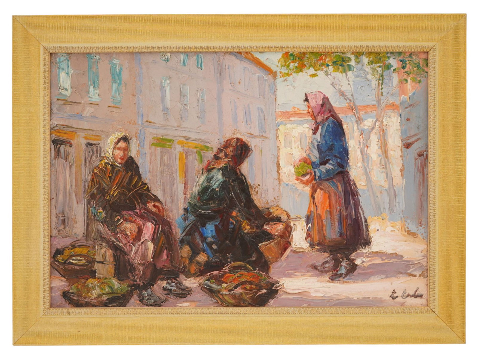 ERNO ERB POLISH GENRE SCENE OIL PAINTING (1 of 6)