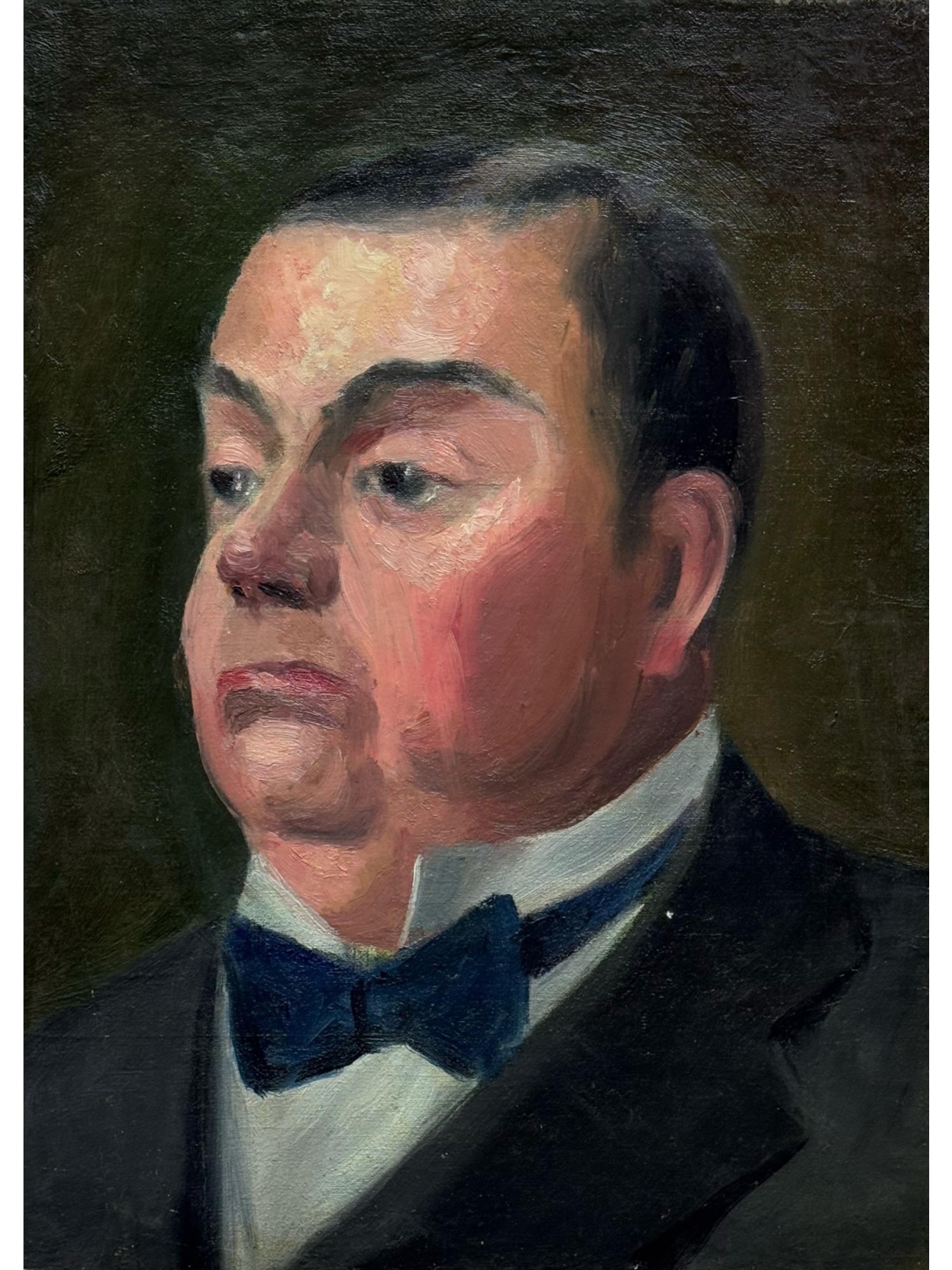 ANTIQUE AMERICAN PORTRAIT PAINTING SIGNED HOFFMAN (1 of 3)