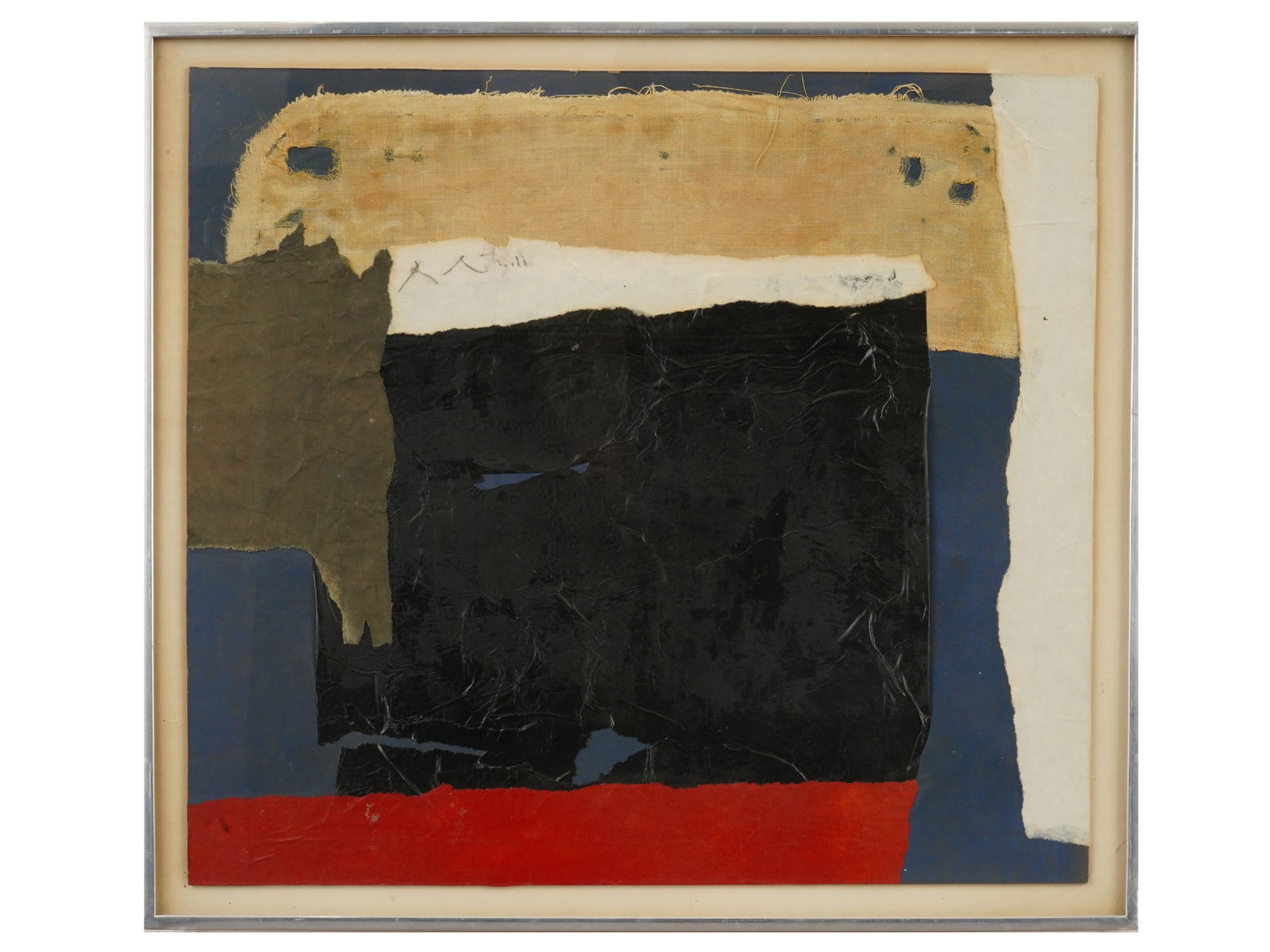 ATTR TO ROBERT MOTHERWELL AMERICAN ABSTRACT COLLAGE (1 of 4)