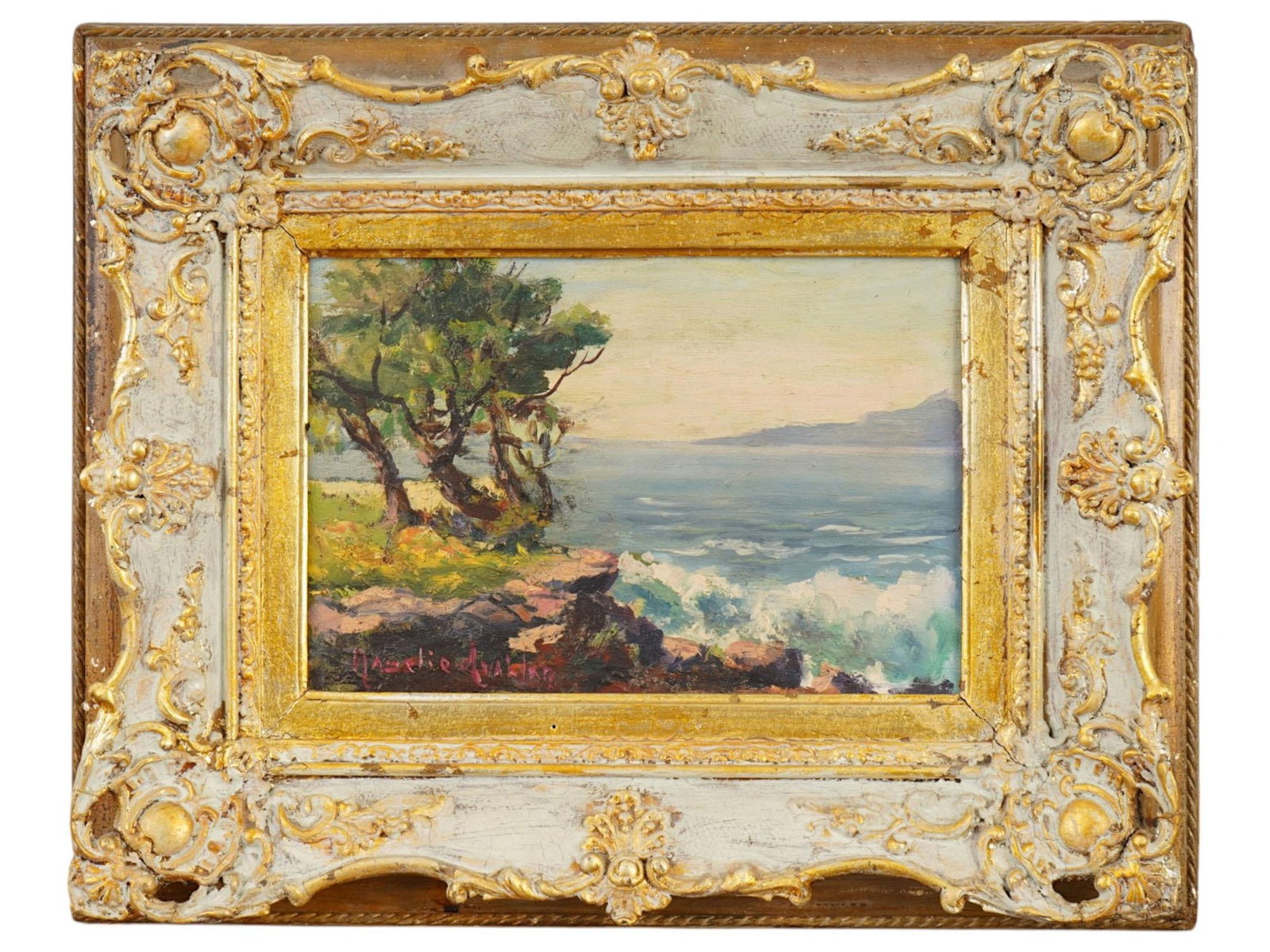 NAZELIE AVAKIAN ARMENIAN SEASCAPE OIL PAINTING (1 of 4)