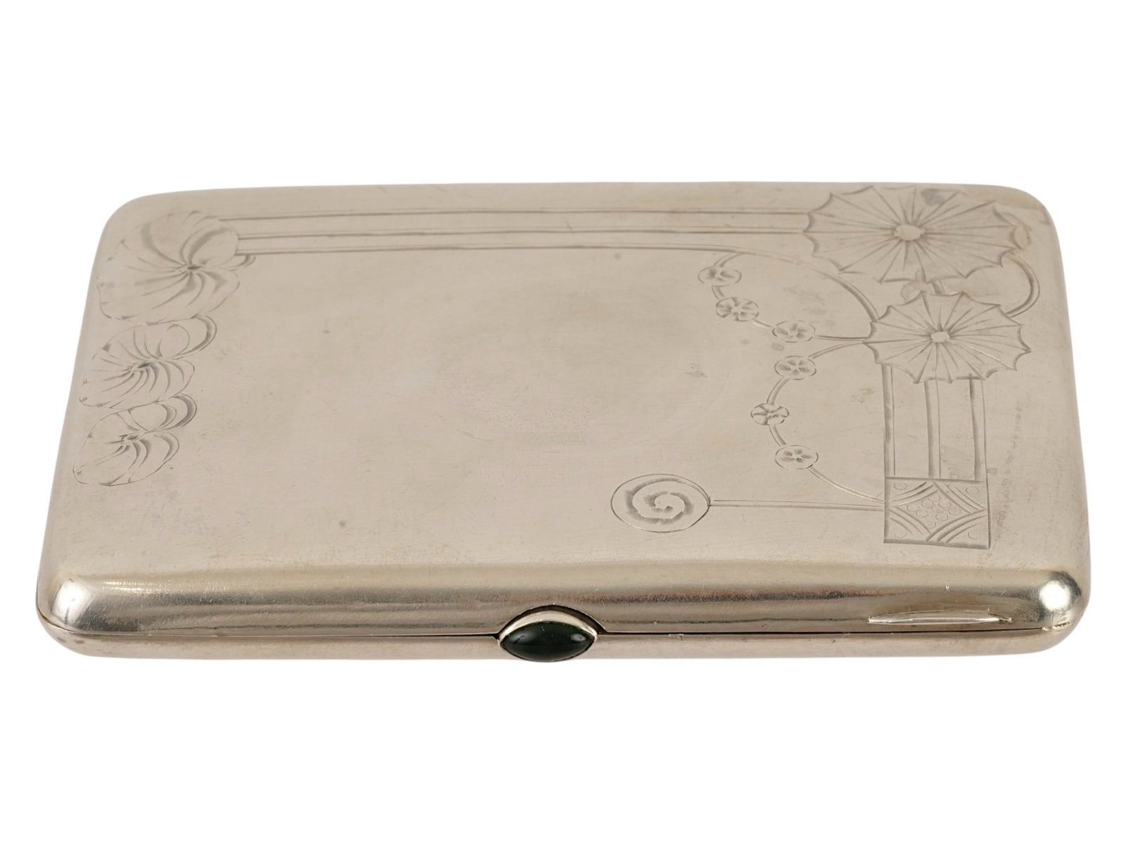 IMPERIAL RUSSIAN ENGRAVED SILVER CIGARETTE CASE - 4