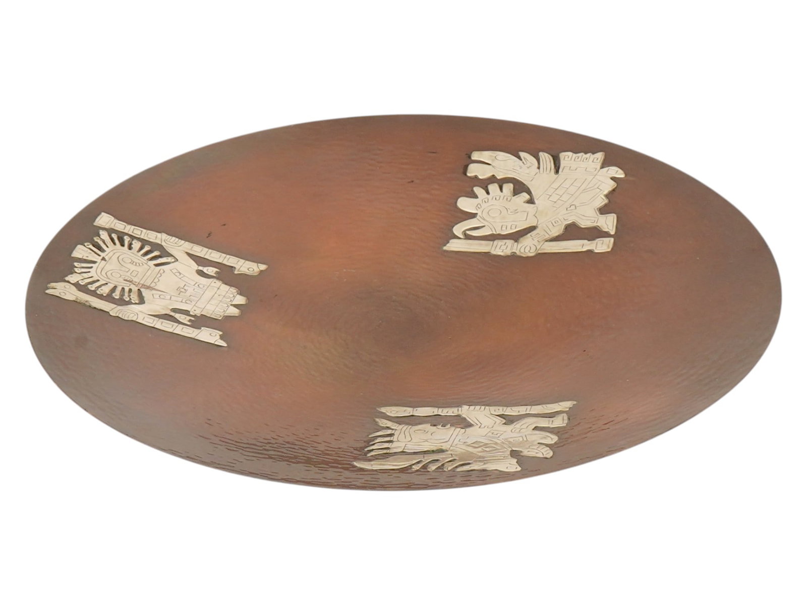 PERUVIAN VICKY COPPER AND ST SILVER WALL PLATE (1 of 7)