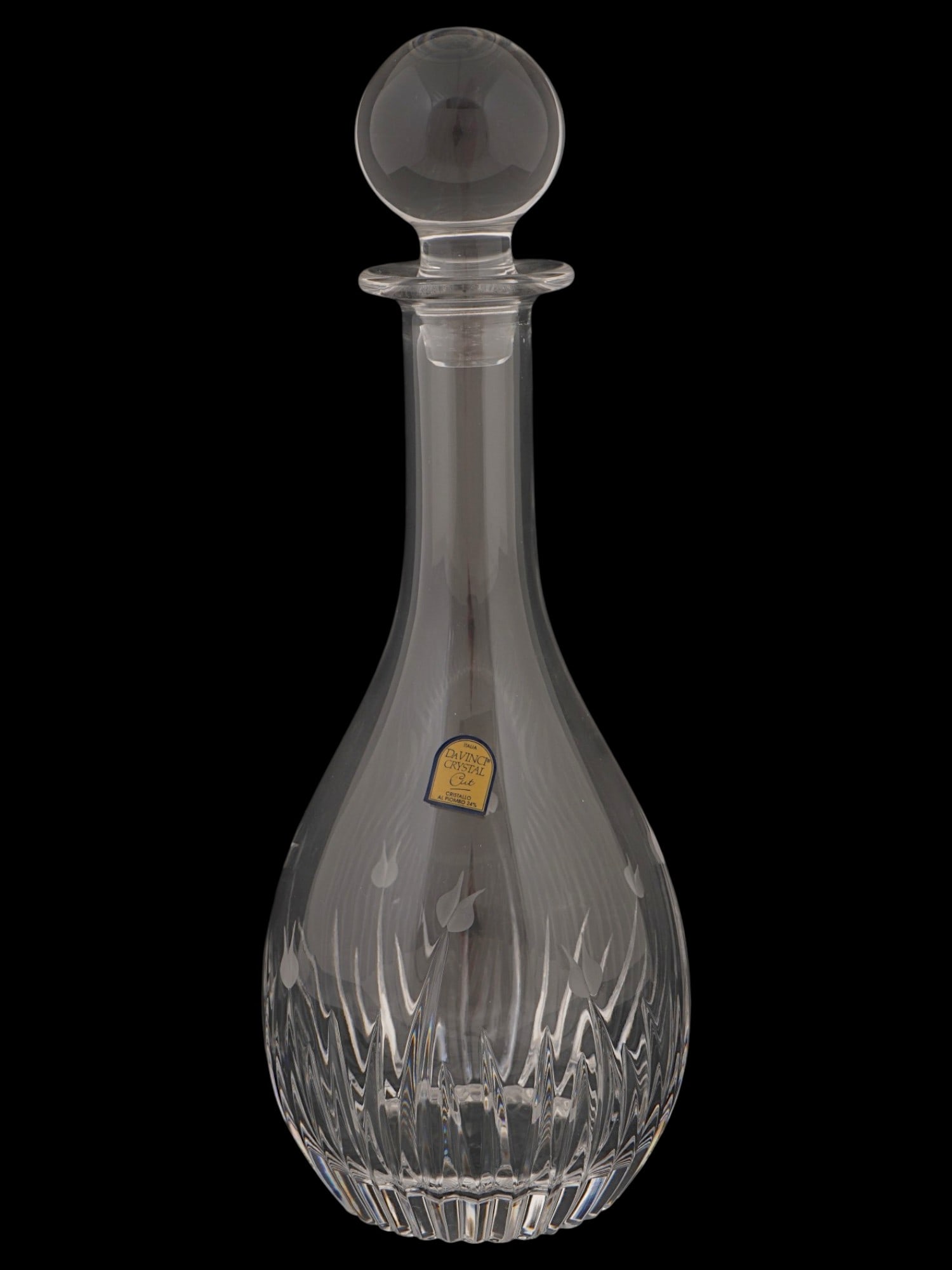 VINTAGE ITALIAN DA VINCI CUT CRYSTAL DECANTER (1 of 8)