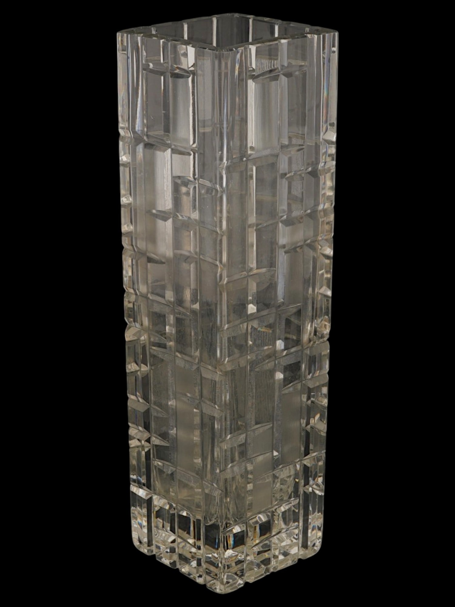 VINTAGE ITALIAN LEAD CRYSTAL VASE FROM 1970S (1 of 7)