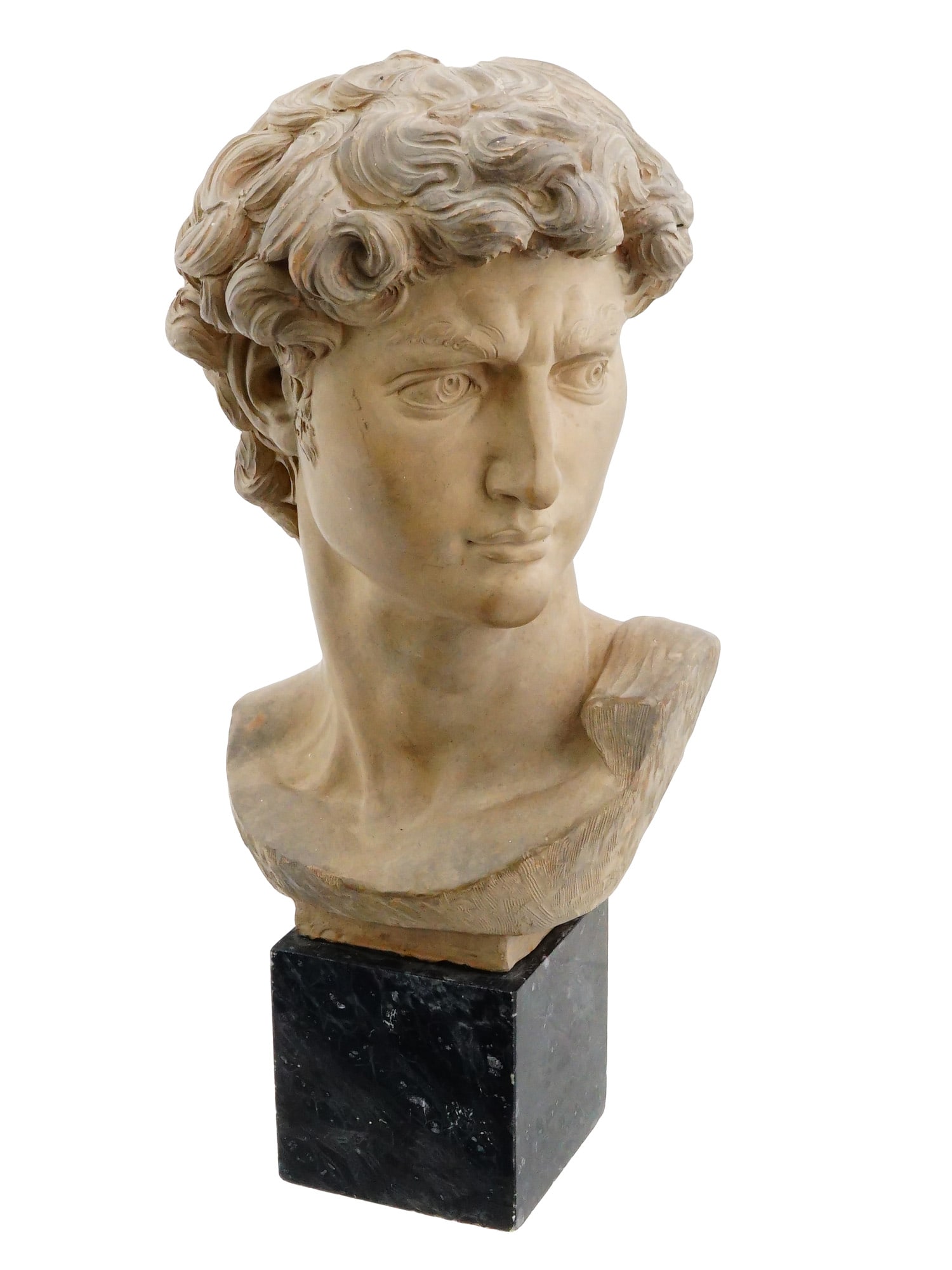 AFTER MICHELANGELO TERRACOTTA SCULPTURE DAVID (1 of 8)