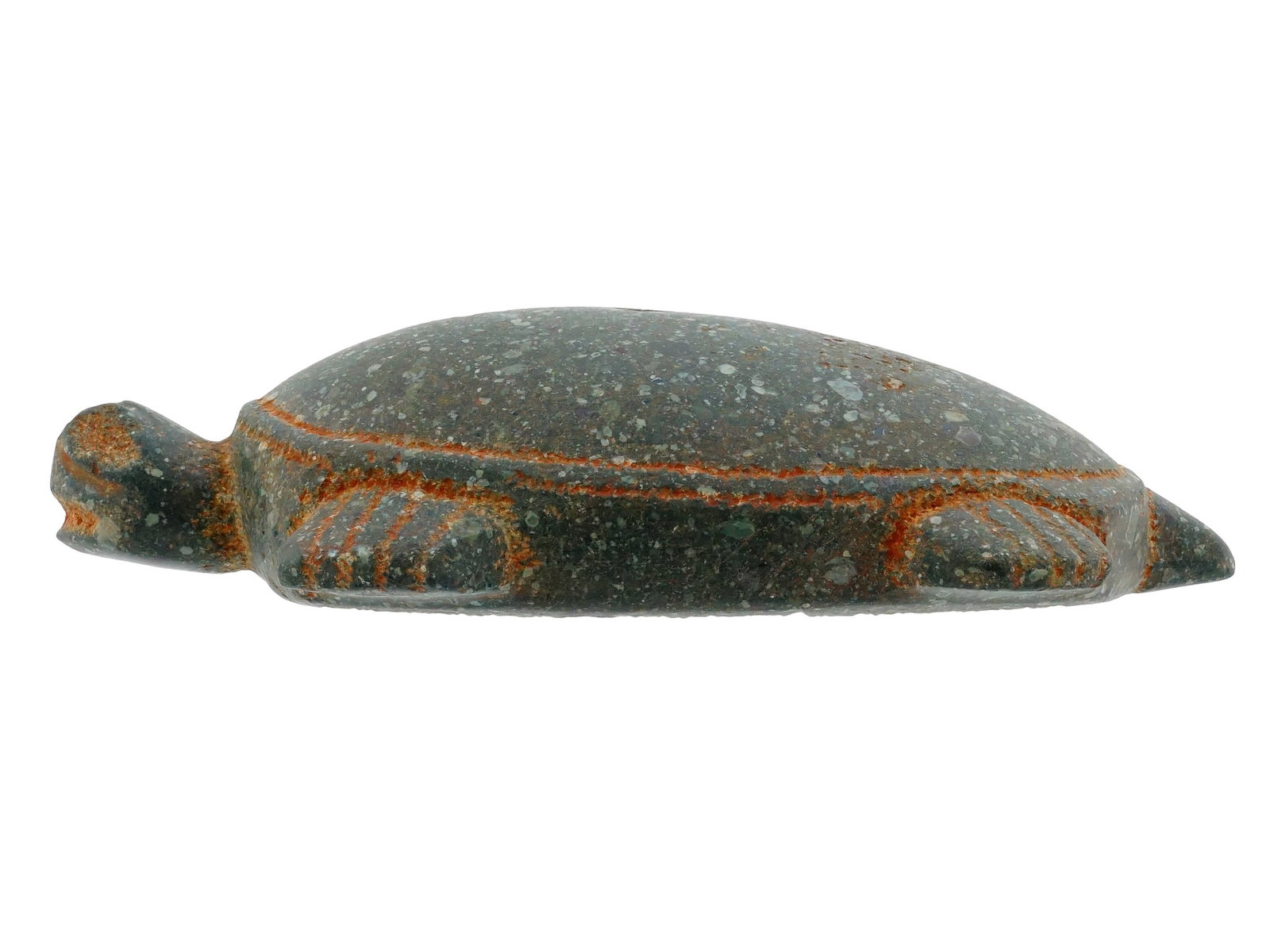 ANCIENT PRE COLUMBIAN ZOOMORPHIC EGGIFY TURTLE FIGURE - 2