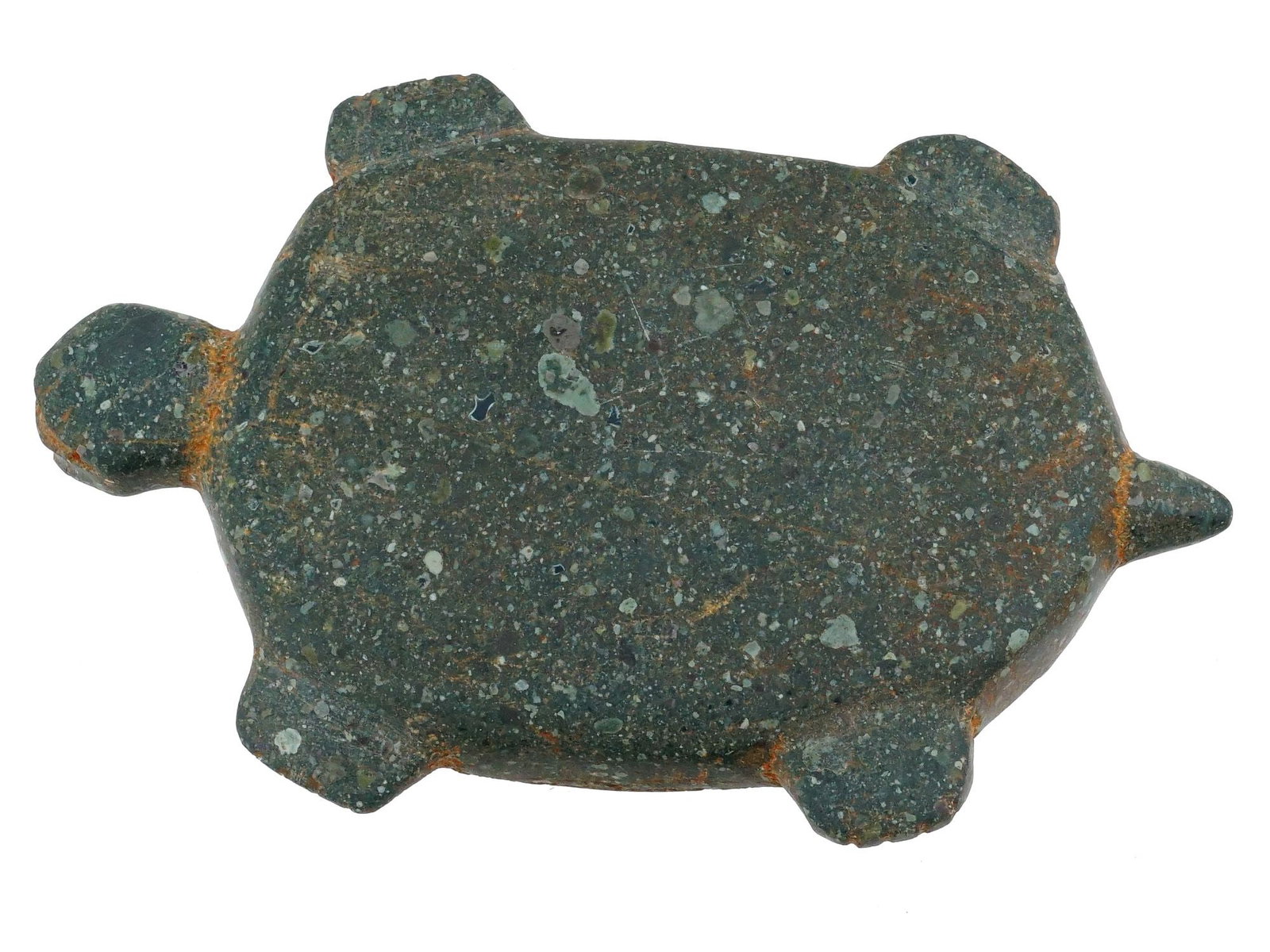ANCIENT PRE COLUMBIAN ZOOMORPHIC EGGIFY TURTLE FIGURE - 7