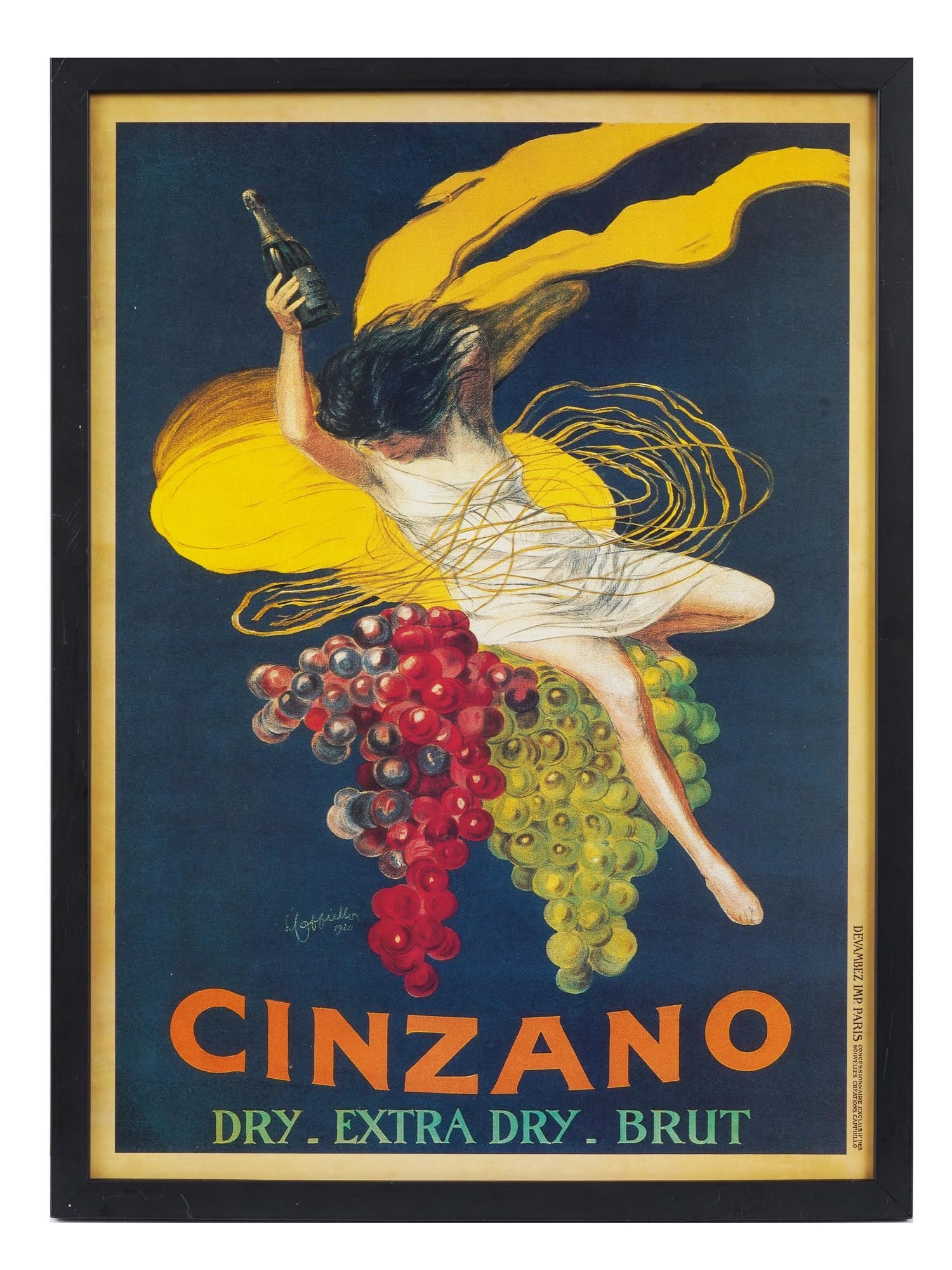 LEONETTO CAPPIELLO ASTI CINZANO ART DECO POSTER (1 of 5)
