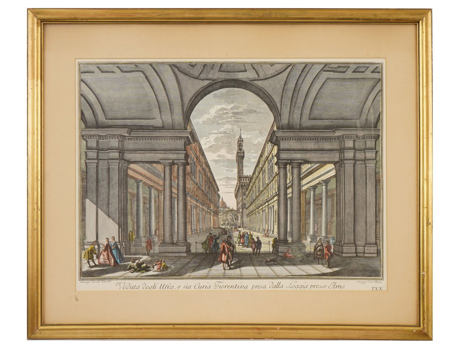 AFTER GIUSEPPE ZOCCHI ITALIAN CITYSCAPE ENGRAVING (1 of 6)