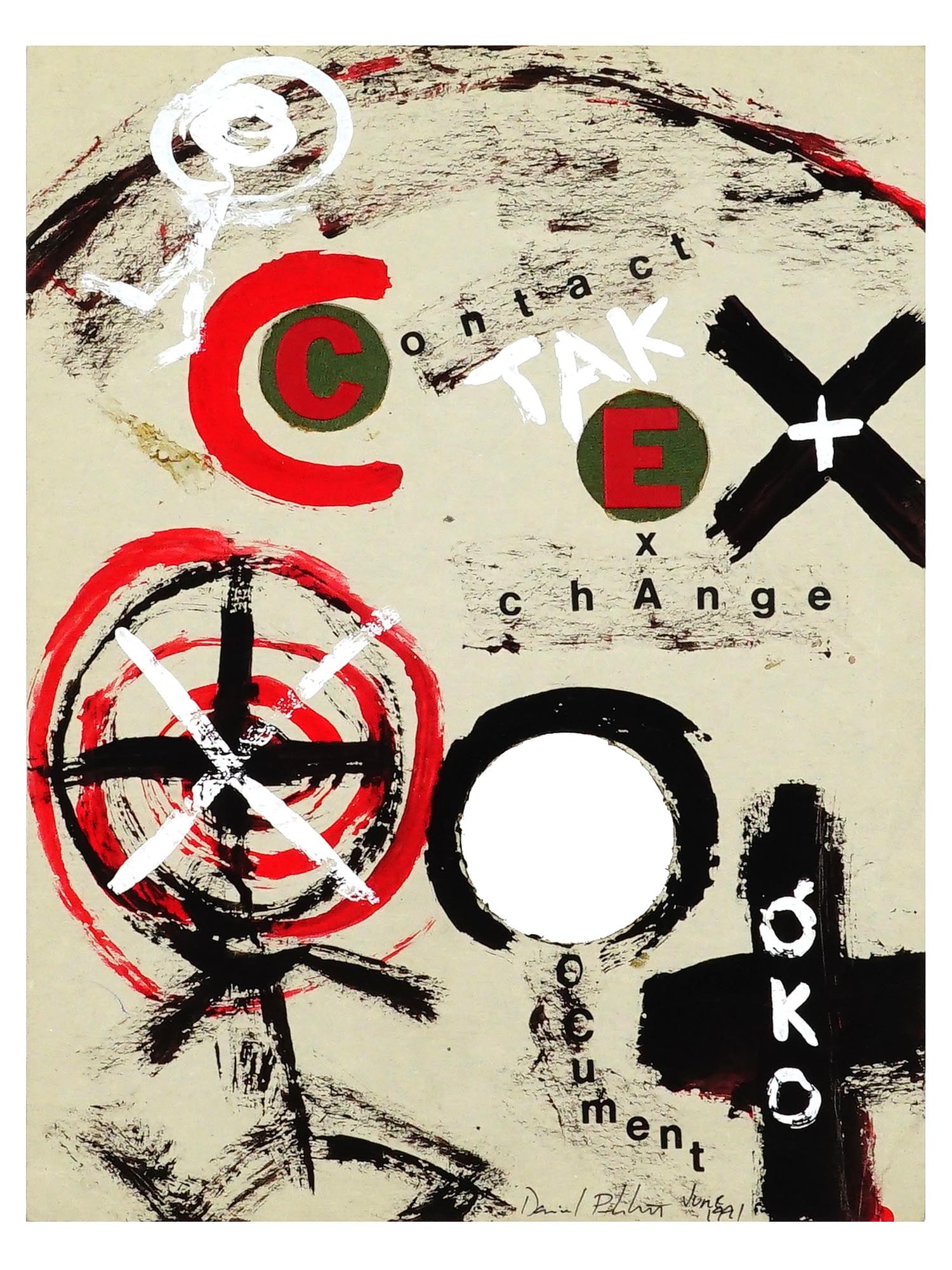 DANIEL PLUNKETT INTERACTIVE MIXED MEDIA MAIL ART COLLAGE - 3