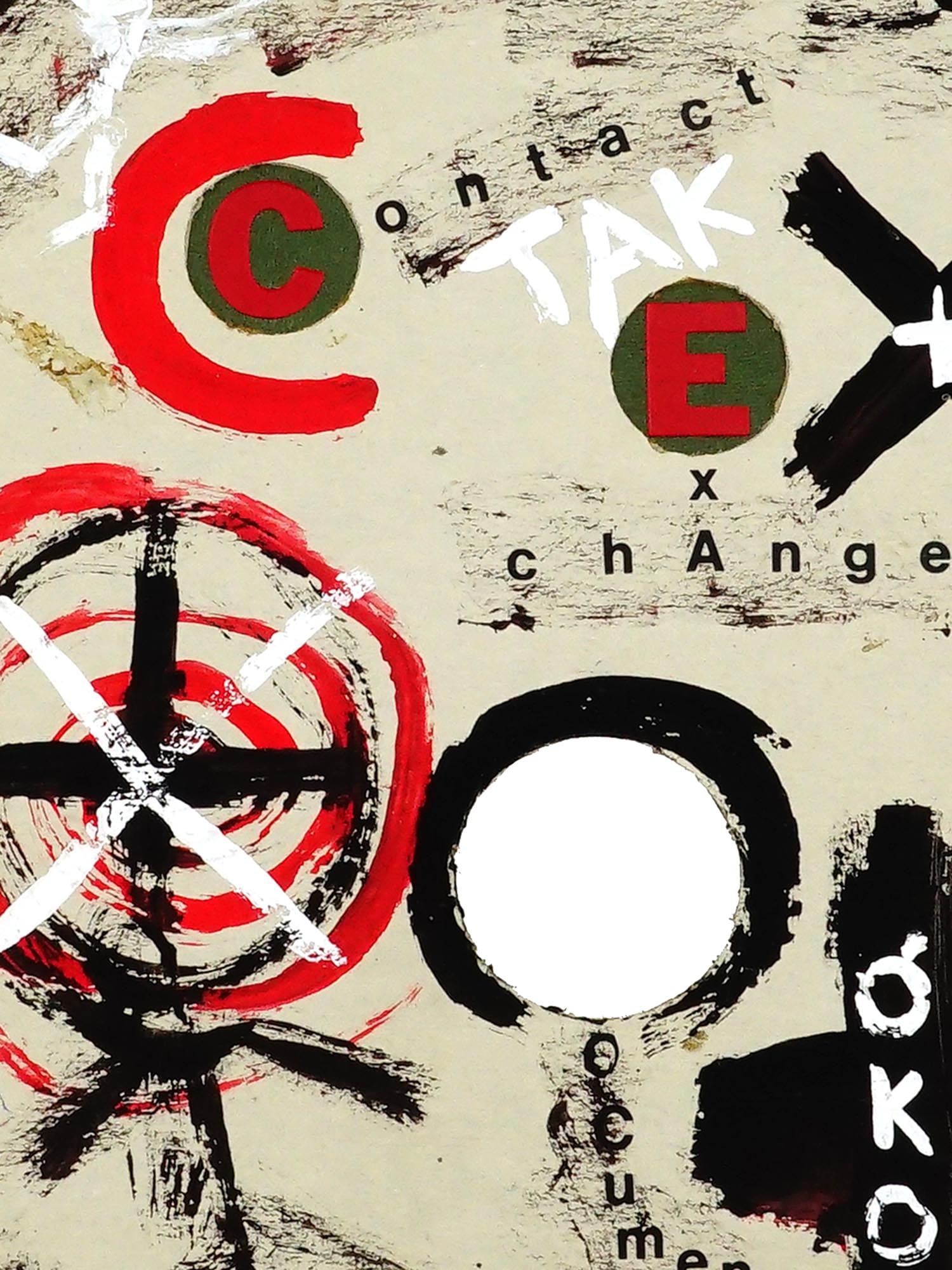 DANIEL PLUNKETT INTERACTIVE MIXED MEDIA MAIL ART COLLAGE - 4