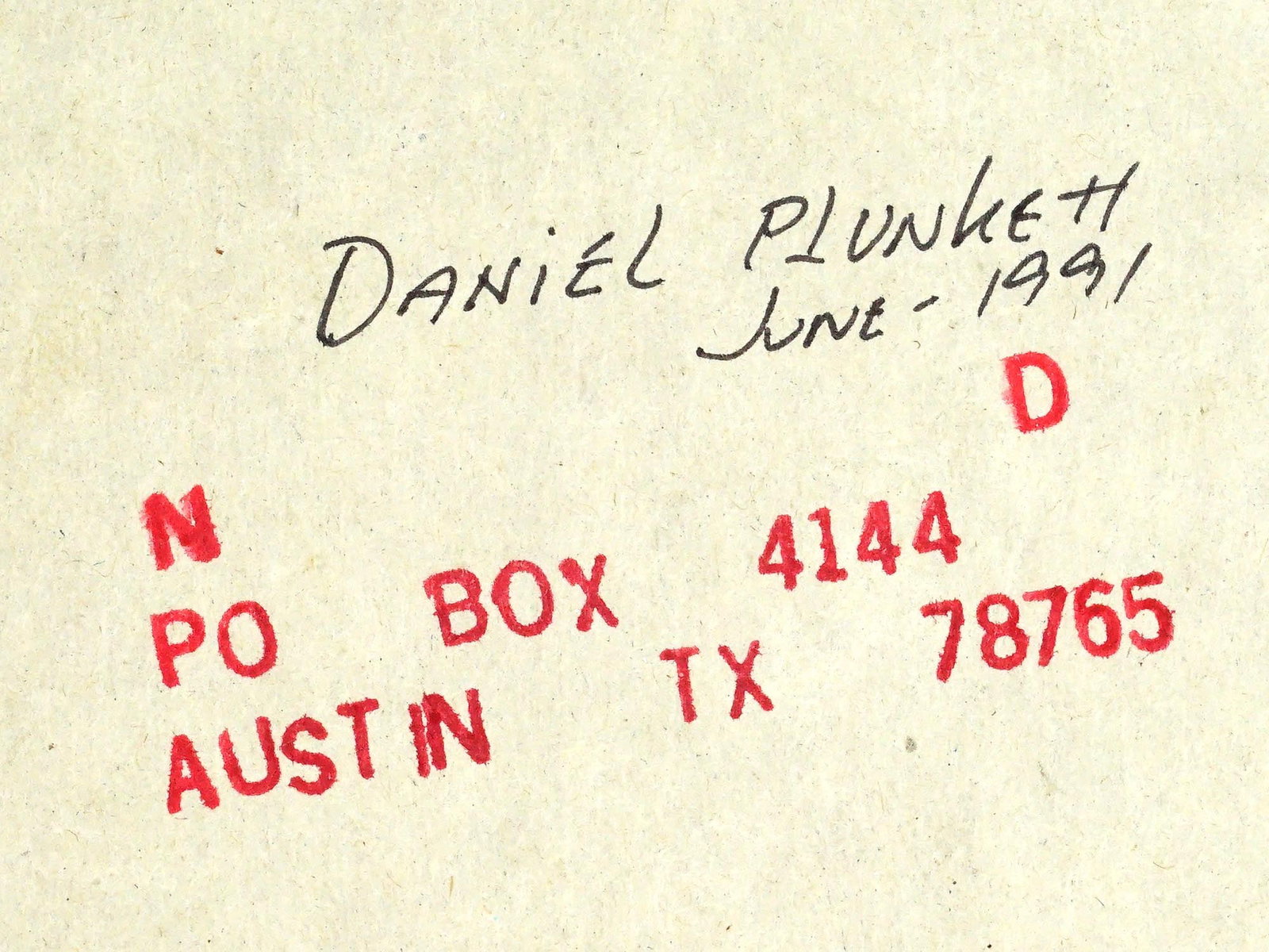 DANIEL PLUNKETT INTERACTIVE MIXED MEDIA MAIL ART COLLAGE - 9