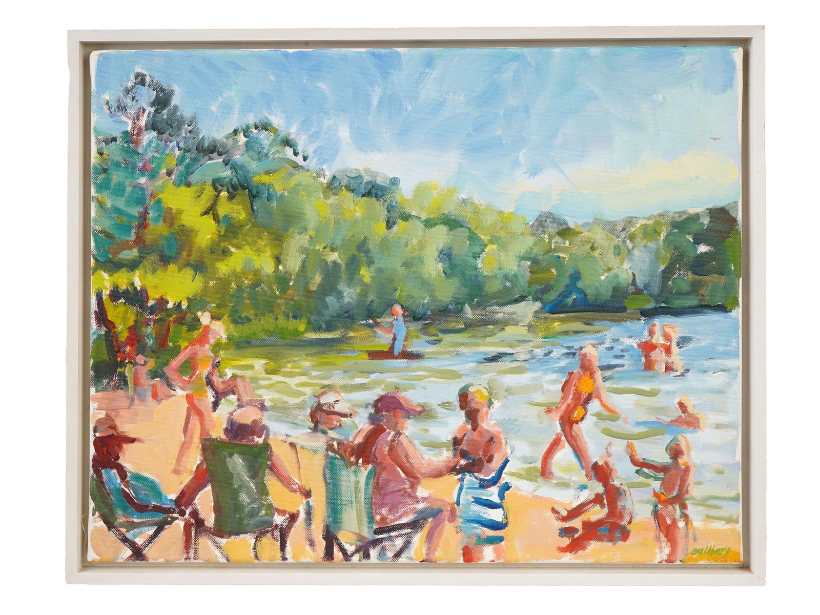 AMERICAN OIL PAINTING BY BETSY GOLDBERG (1 of 4)