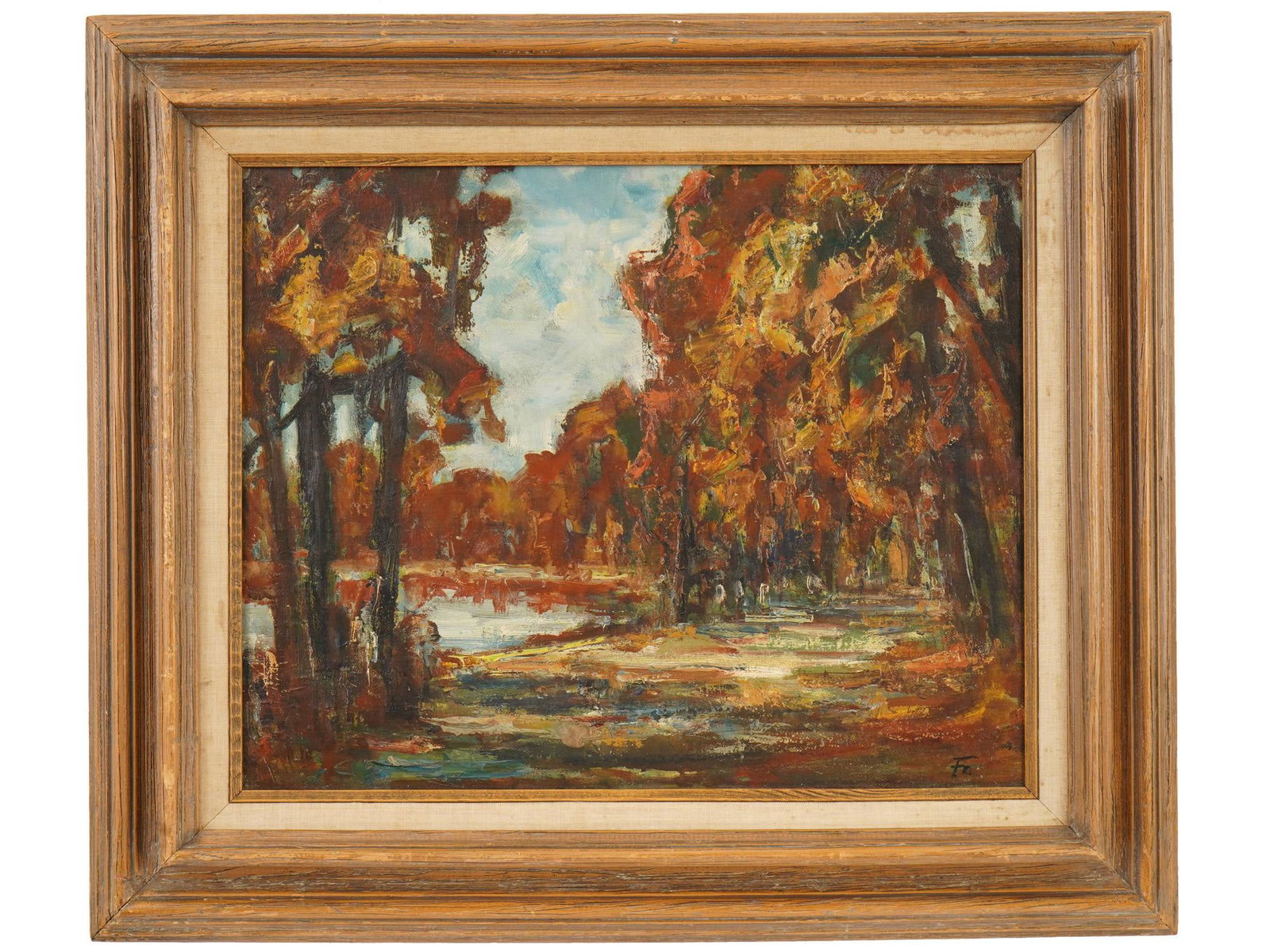 CZECH LANDSCAPE OIL PAINTING BY FRANTISEK LIBAL (1 of 6)