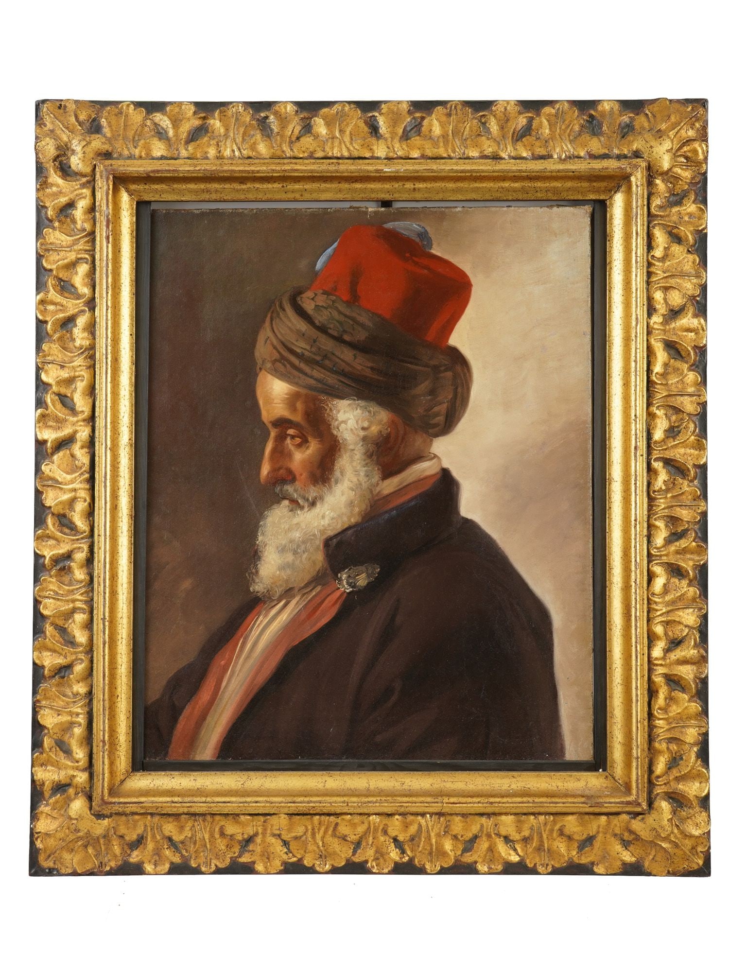 19TH C AUSTRIAN GERMAN SCHOOL PORTRAIT OIL PAINTING (1 of 4)