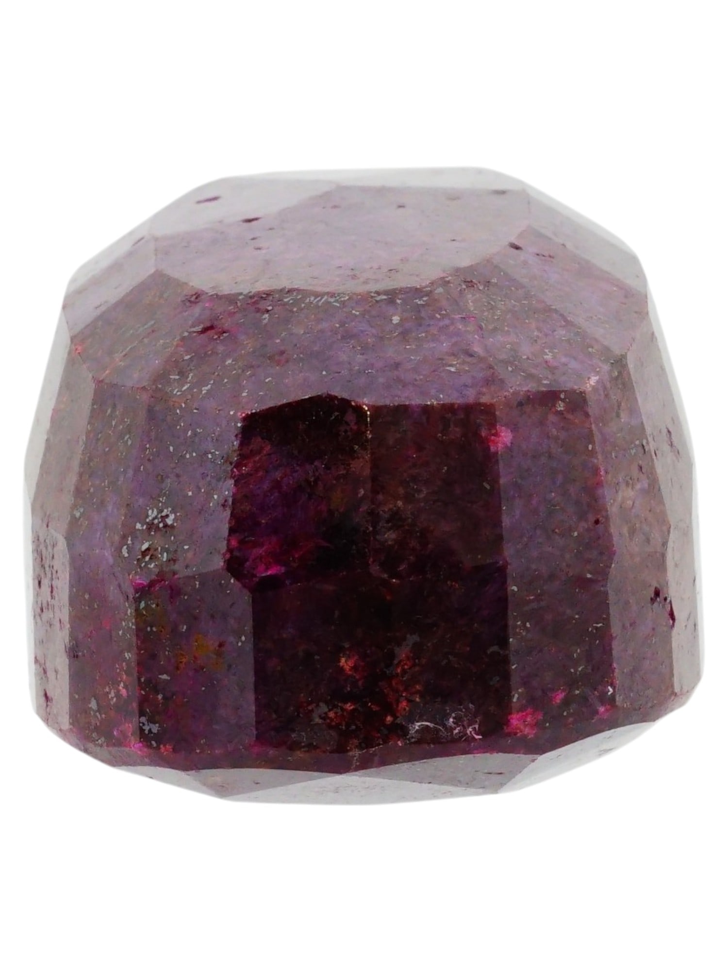 LARGE NATURAL UNTREATED BURGUNDY RUBY GEMSTONE - 5