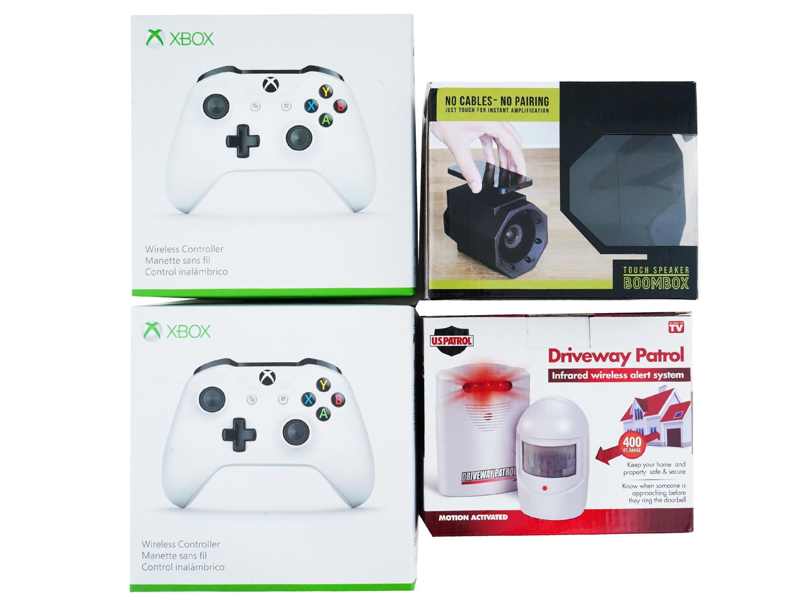 WIRELESS XBOX CONTROLLERS TOUCH SPEAKER ALERT SYSTEM - 2