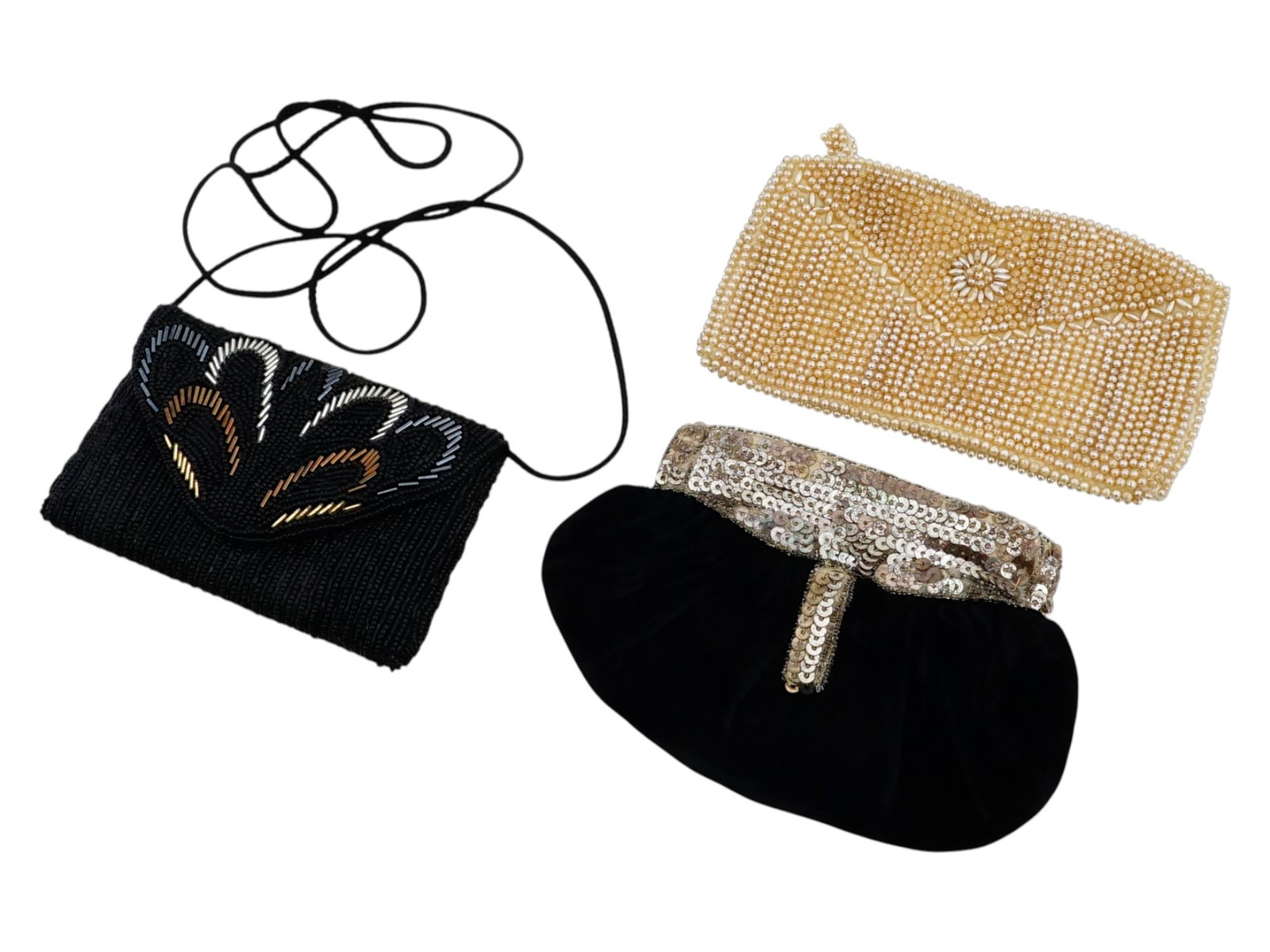 VINTAGE COLLECTION OF MID CENTURY EVENING HANDBAGS (1 of 15)