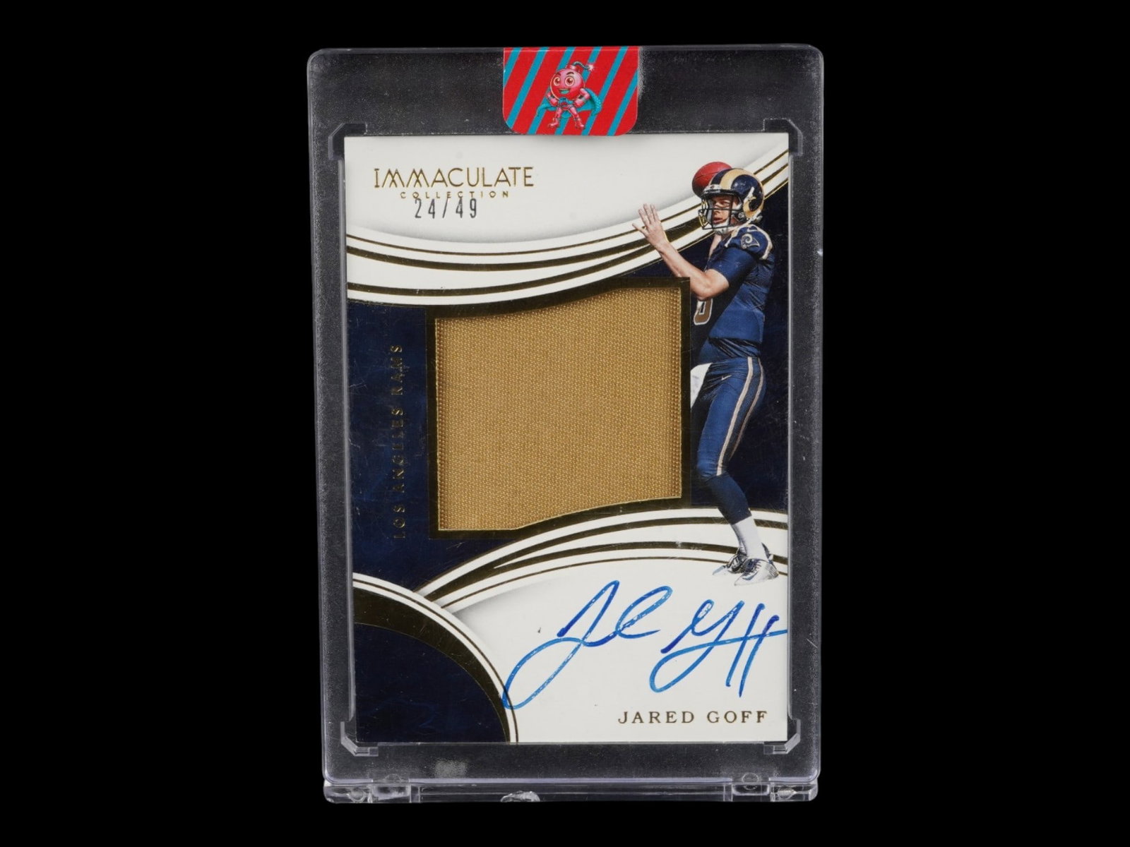 2016 IMMACULATE COLLECTION JARED GOFF PATCH AUTO /49 RPA (1 of 6)