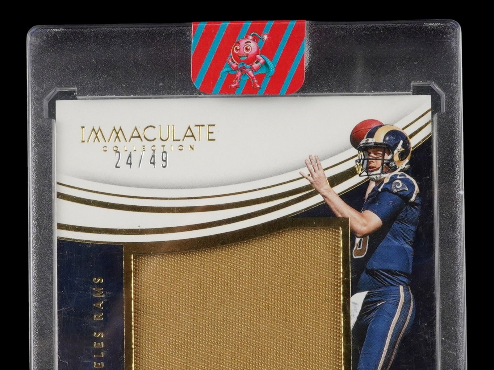 2016 IMMACULATE COLLECTION JARED GOFF PATCH AUTO /49 RPA - 3