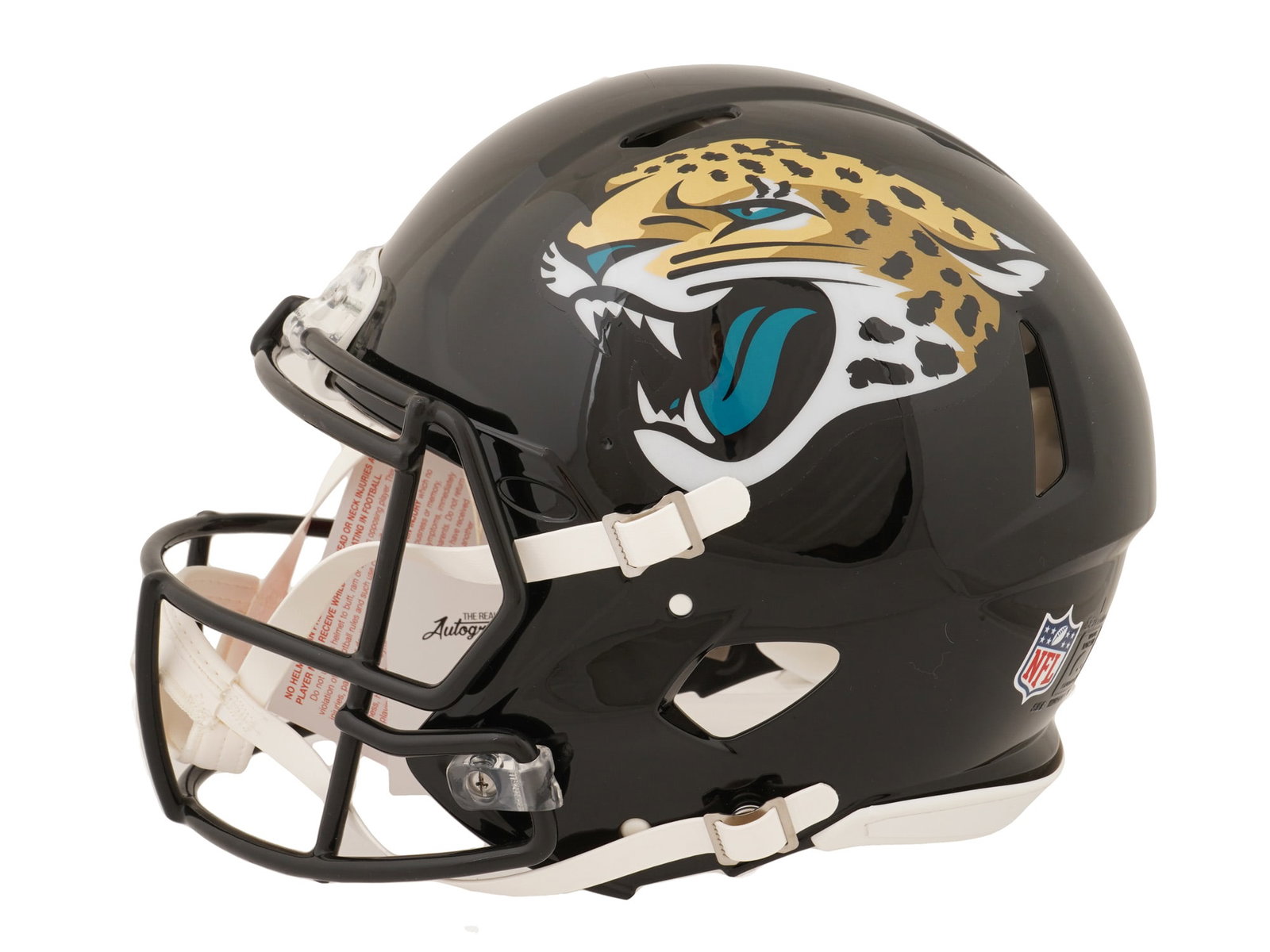 TRAVIS HUNTER SIGNED JAGUARS SPEED HELMET - 3