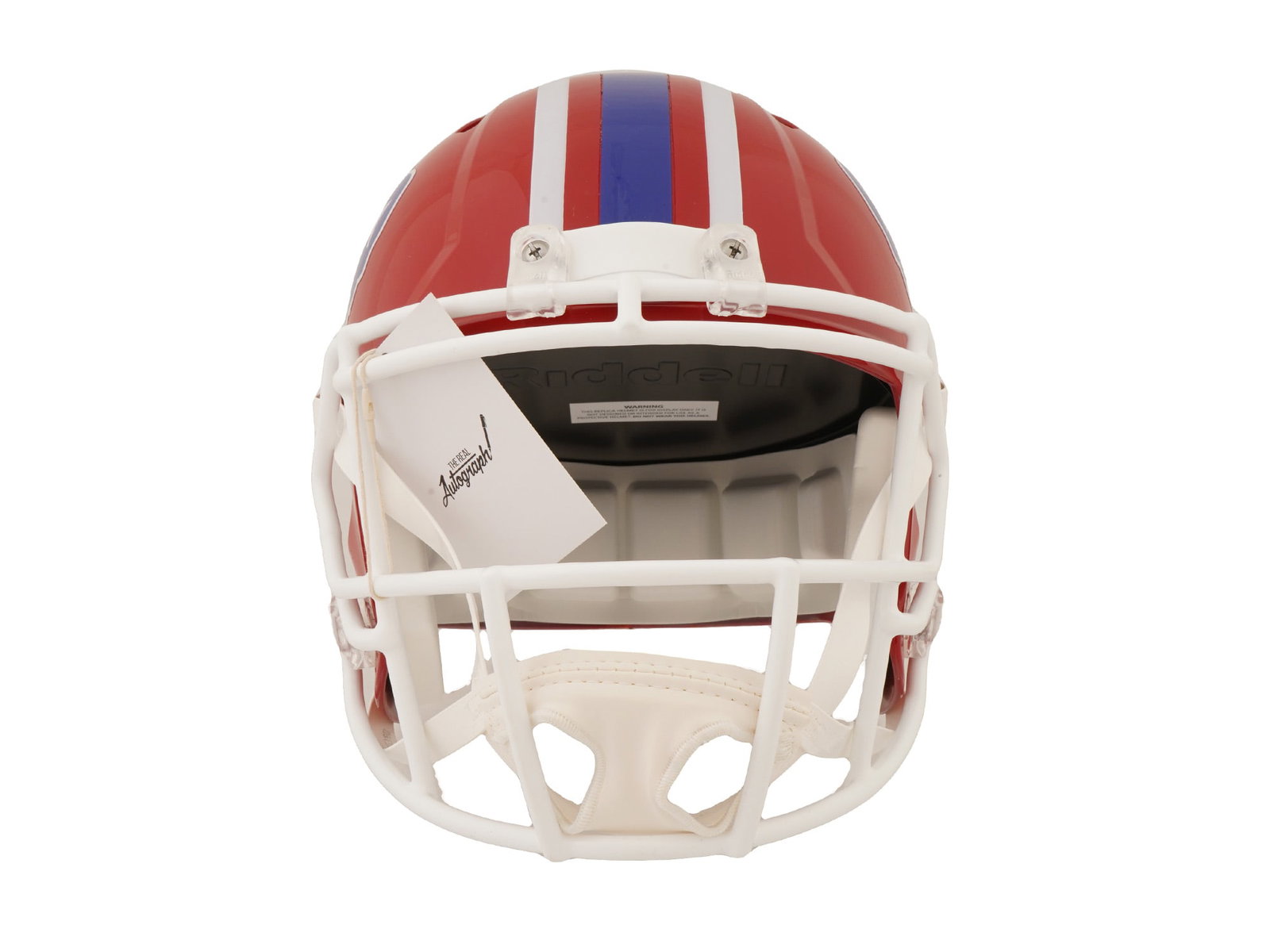 RYAN FITZPATRICK SIGNED RED BILLS FULL SIZE HELMET - 2